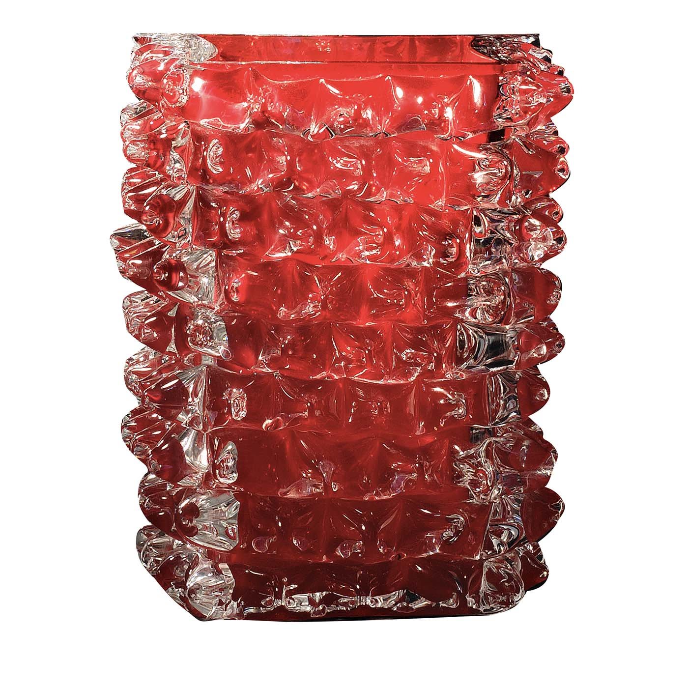 Rostri Small Red Vase - Fornace Mian