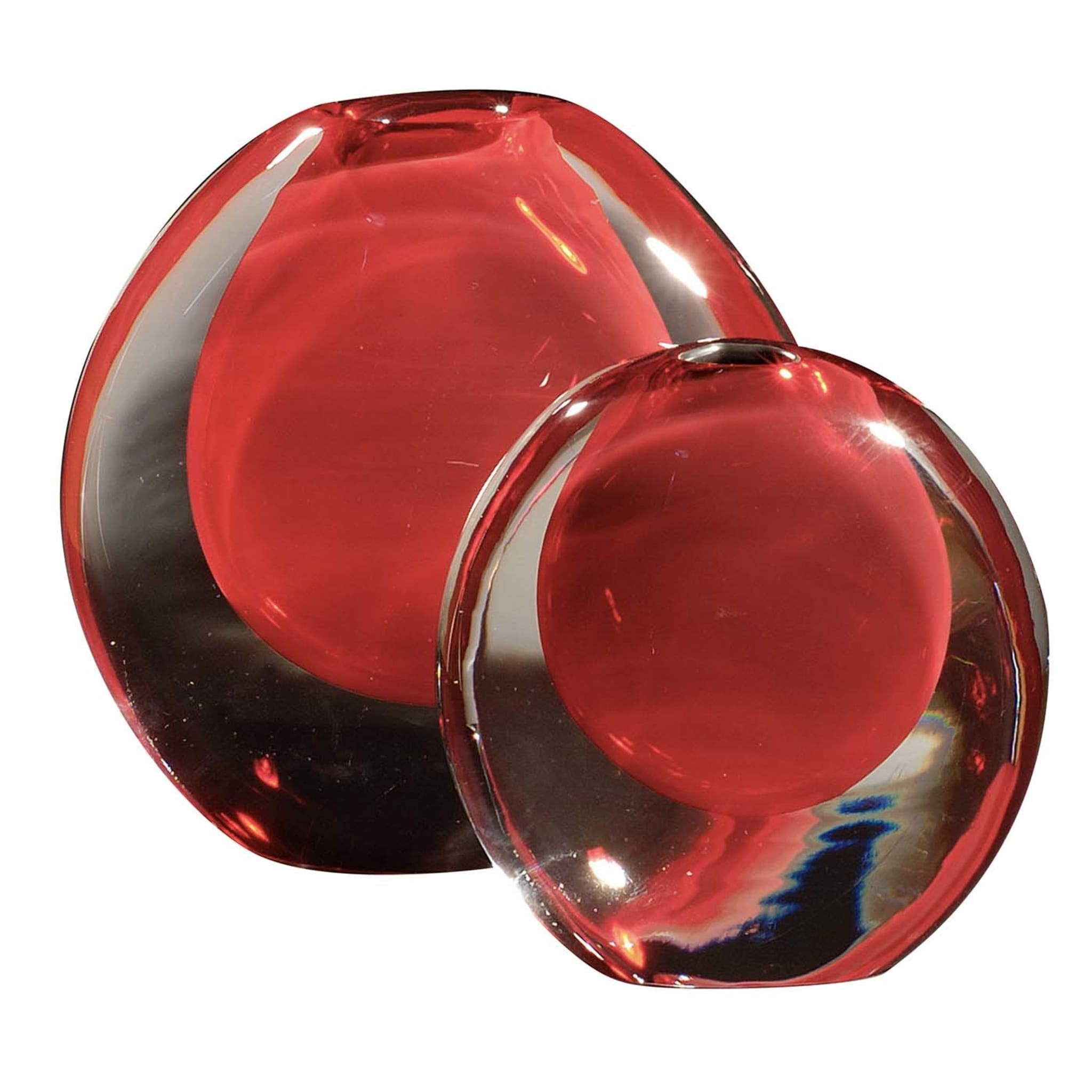 Set di due vasi rossi Mila - Vista principale