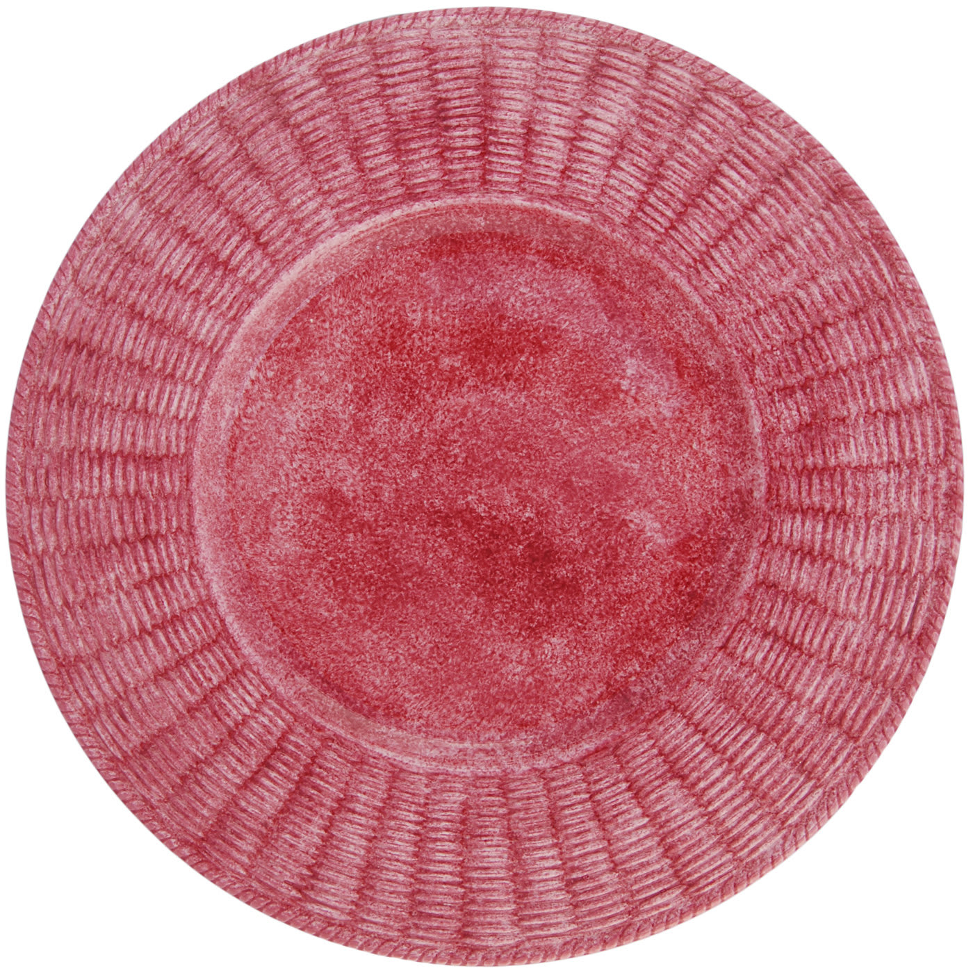 Set of 2 Fiori Pink Ceramic Plates - Este Ceramiche