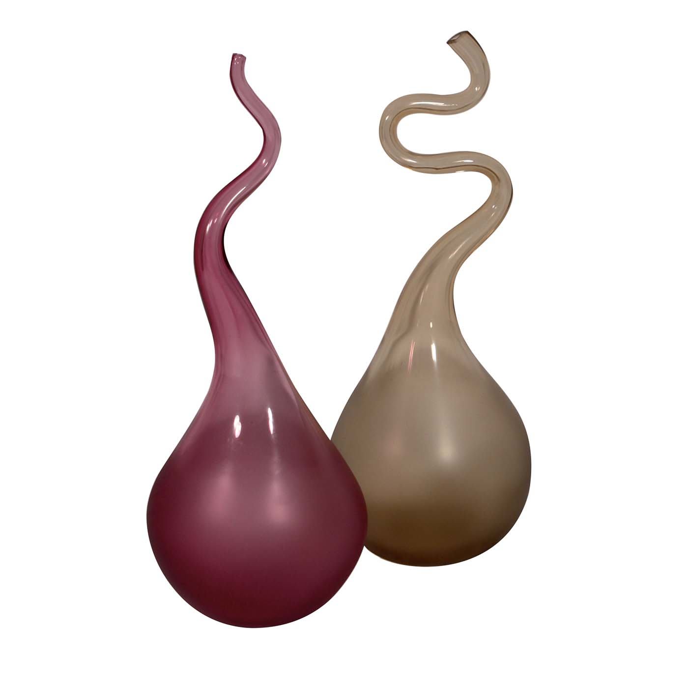 Cipollina Set of Two Vases - Fornace Mian