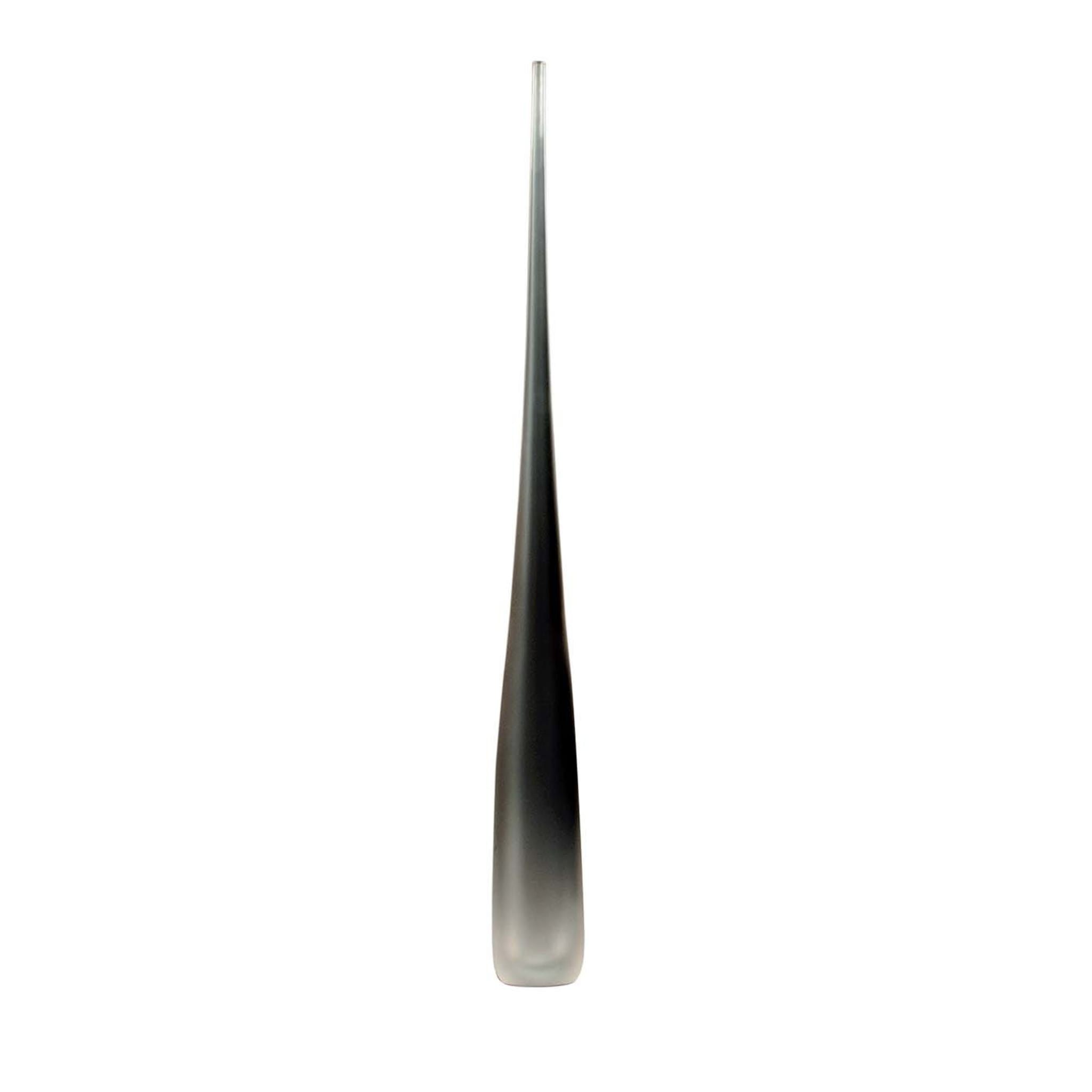 Flute Oltremare Gray and Black Vase - Main view