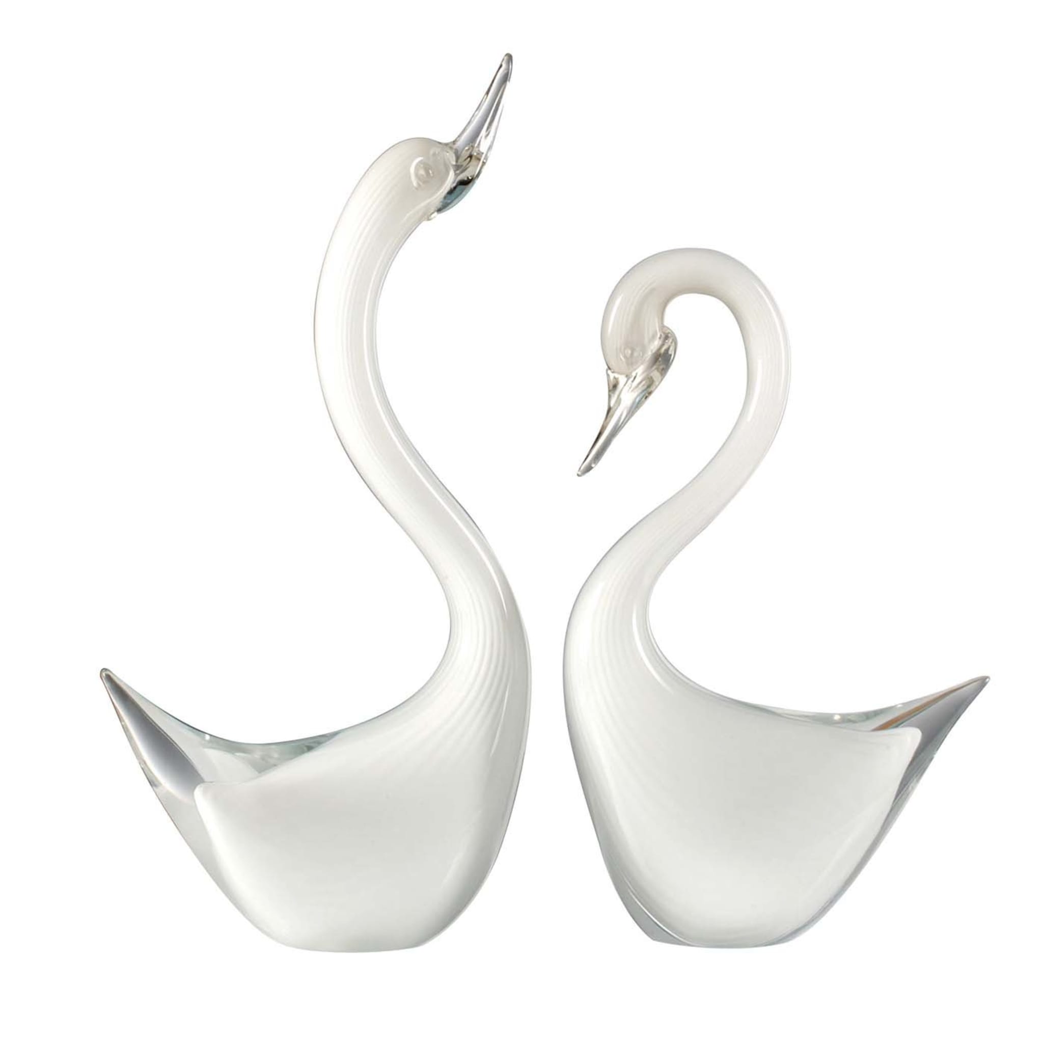 Cynus Set of Two White Swans - Main view