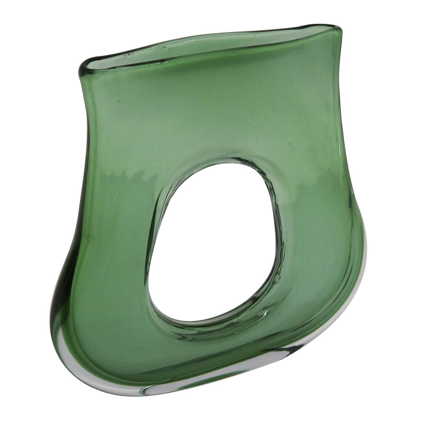 Bucati Green - Wave Murano Glass by Roberto Beltrami