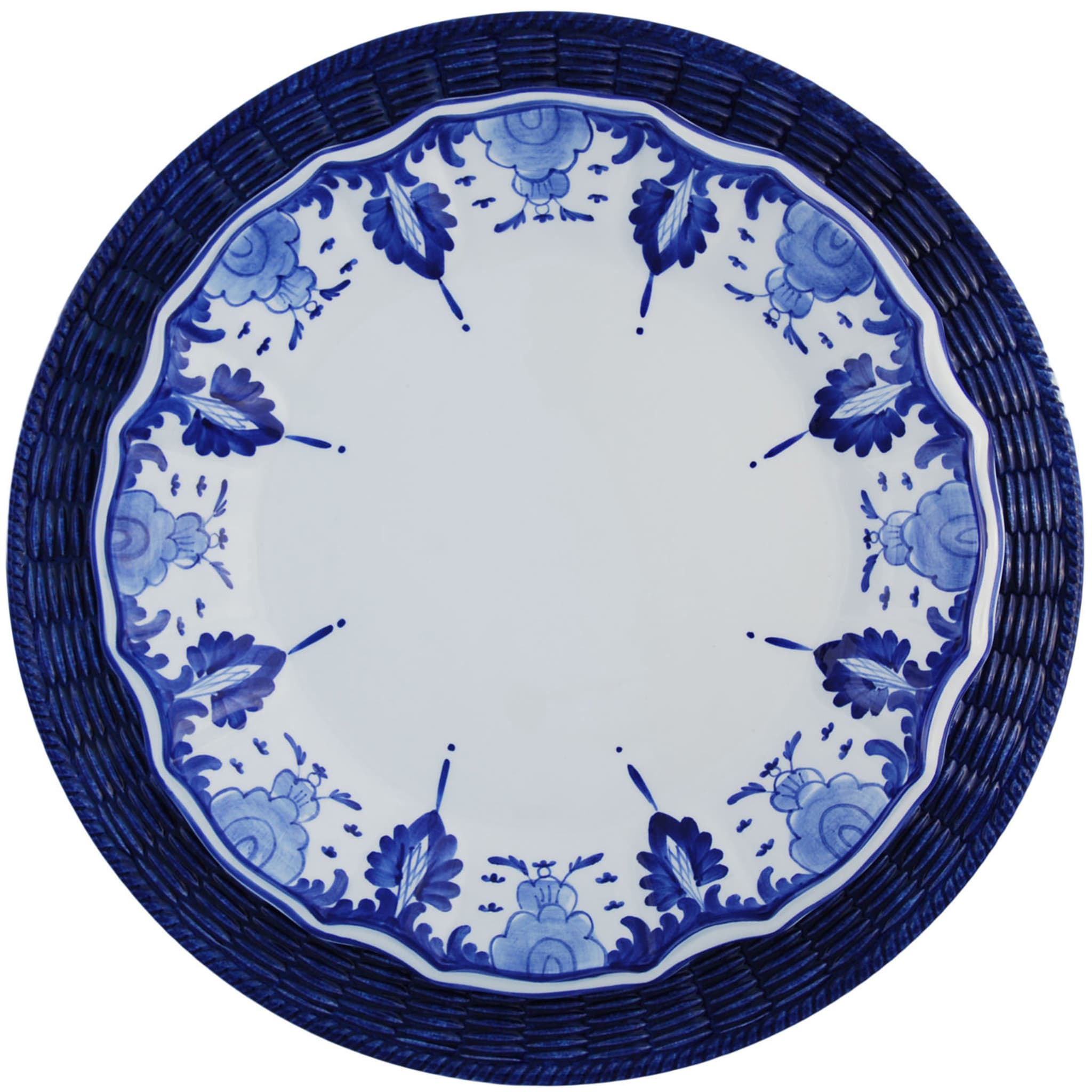 Set d'assiettes en céramique bleu Este pour deux personnes - Vue alternative 1