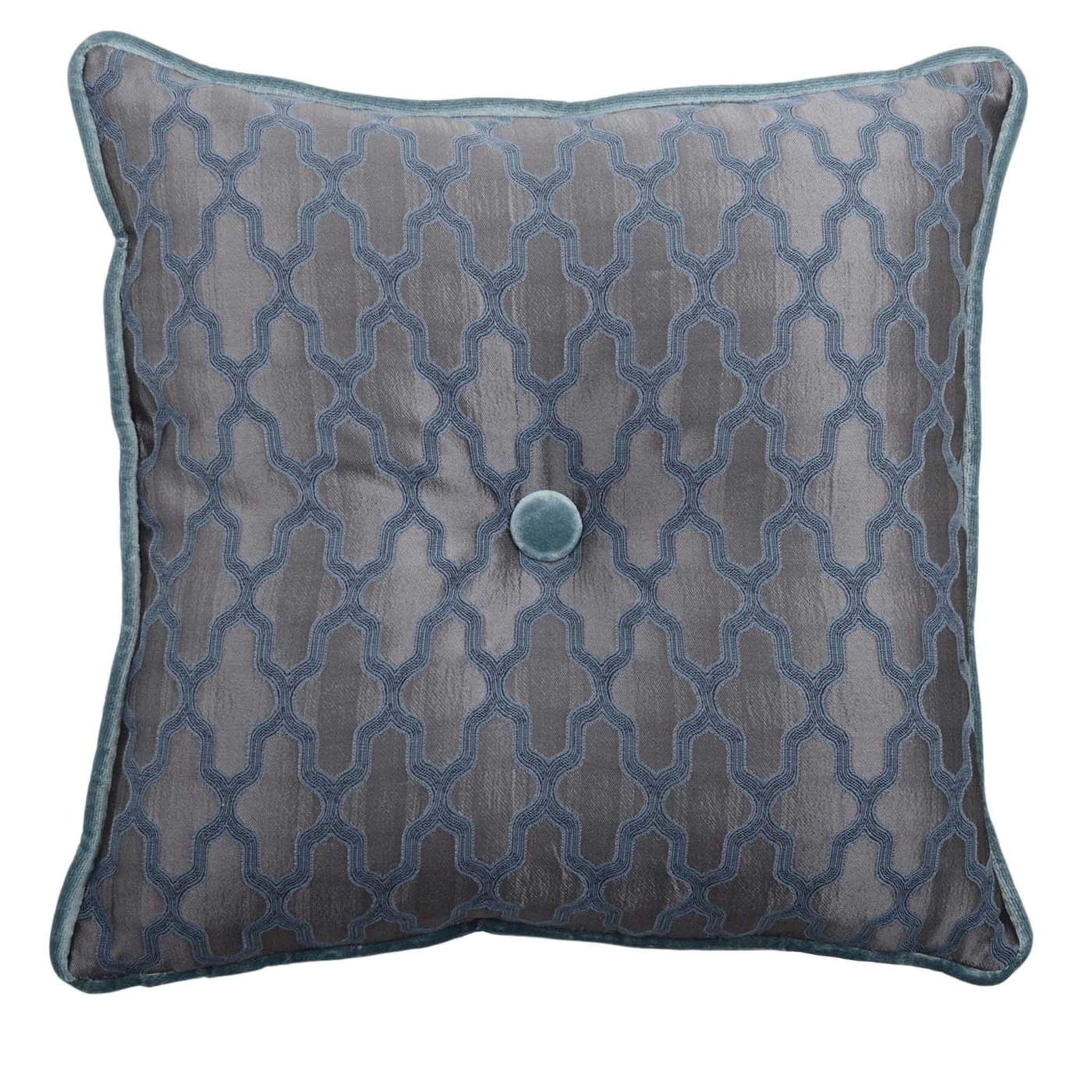 Carrè Cushion in jacquard fabric and Silk Velvet - Main view