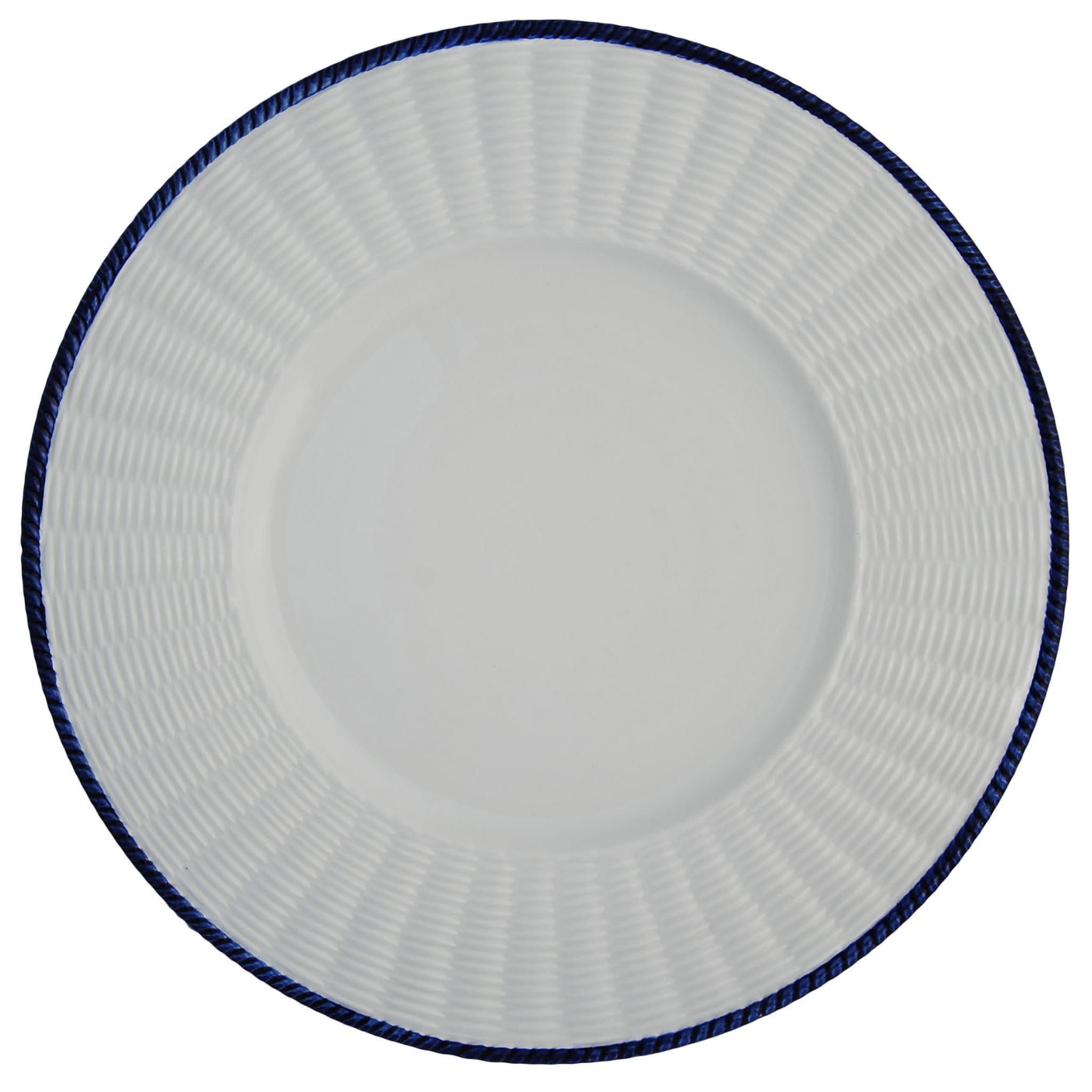 Torino Blue Ceramic Plate Set for Two - Alternative view 3