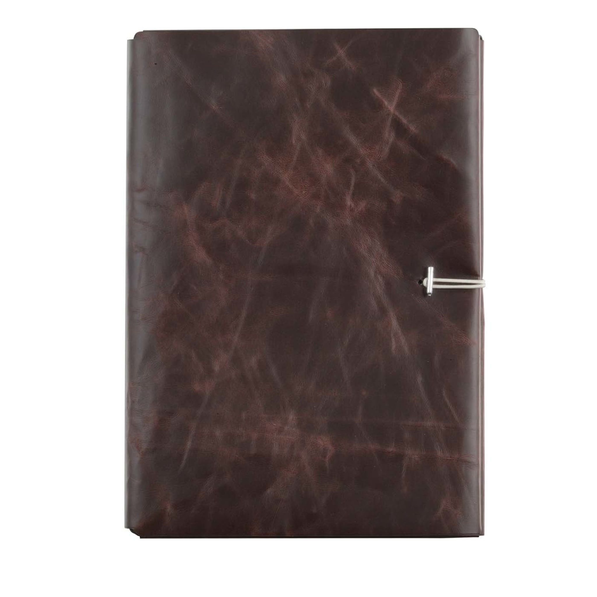 A4 Notepad Holder in Regenerated Nubuck Leather - Main view