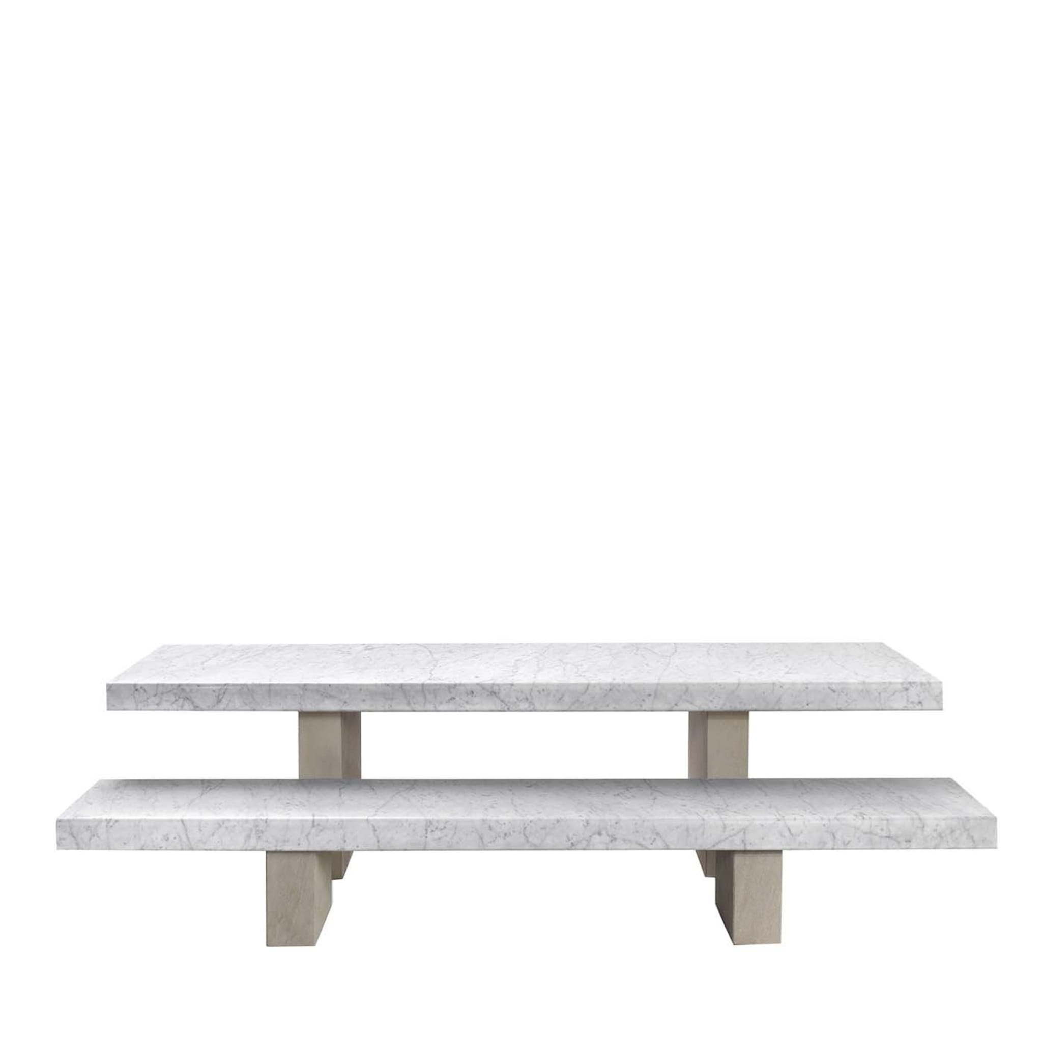 Span Outdoor Rectangular Dining Table by John Pawson - Alternative view 2