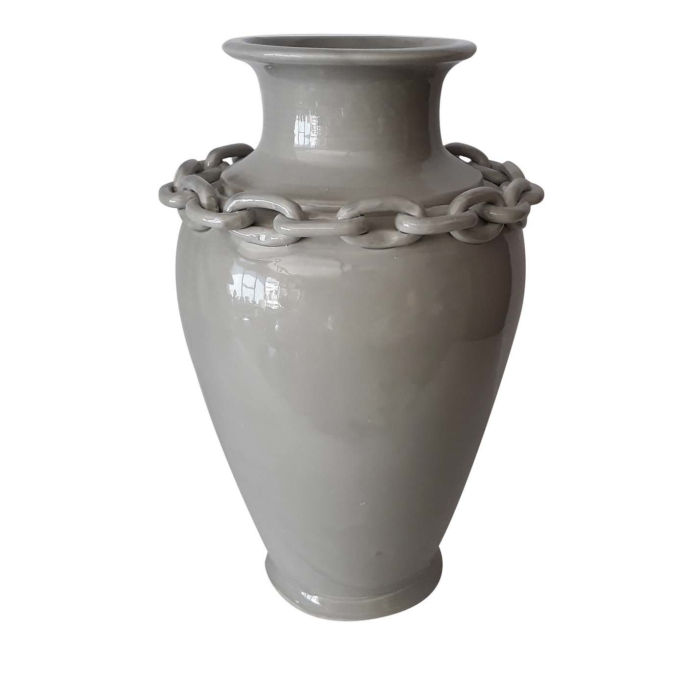 Catene Grey Vase - Ceramiche Ima