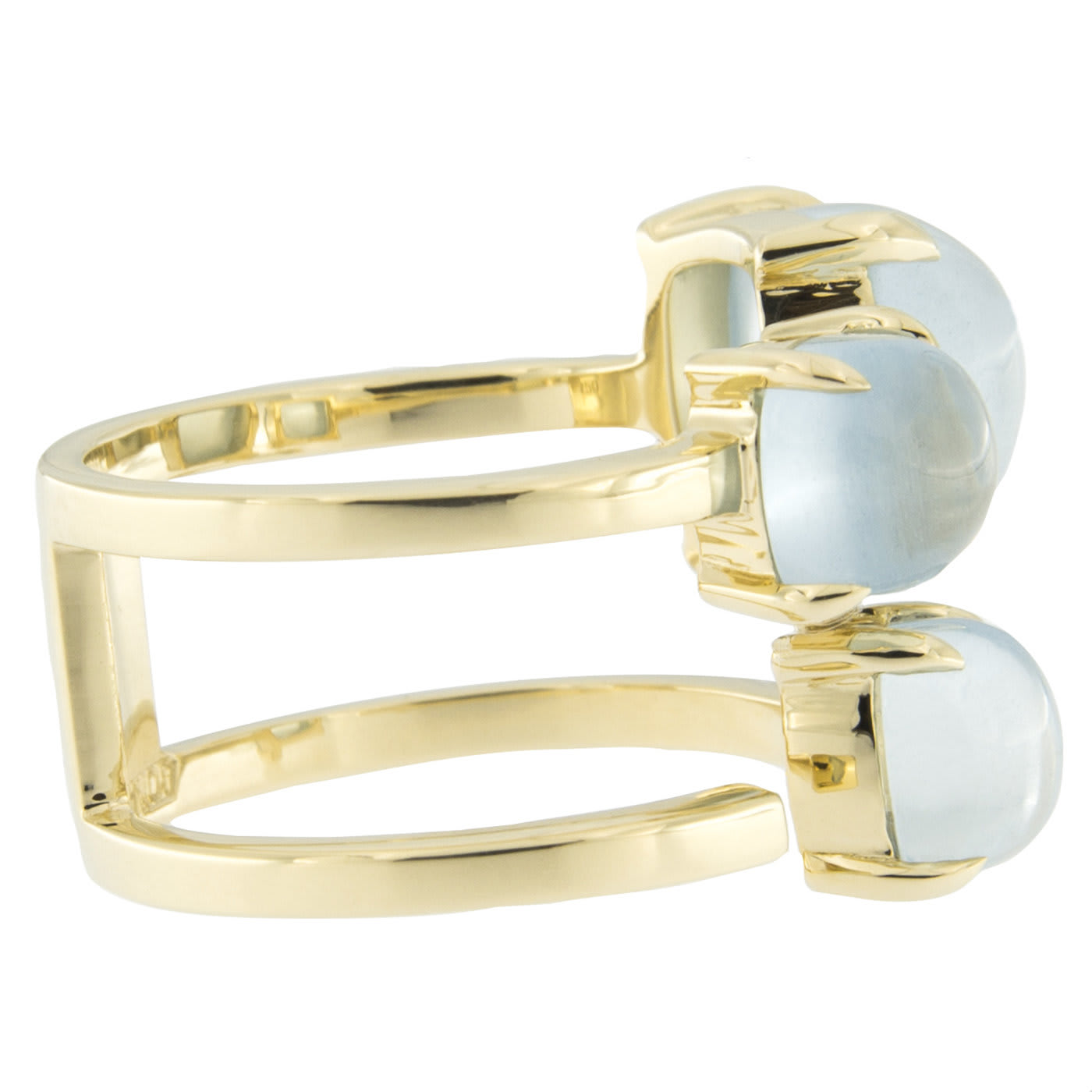 Aquamarine Gold Ring - Jona