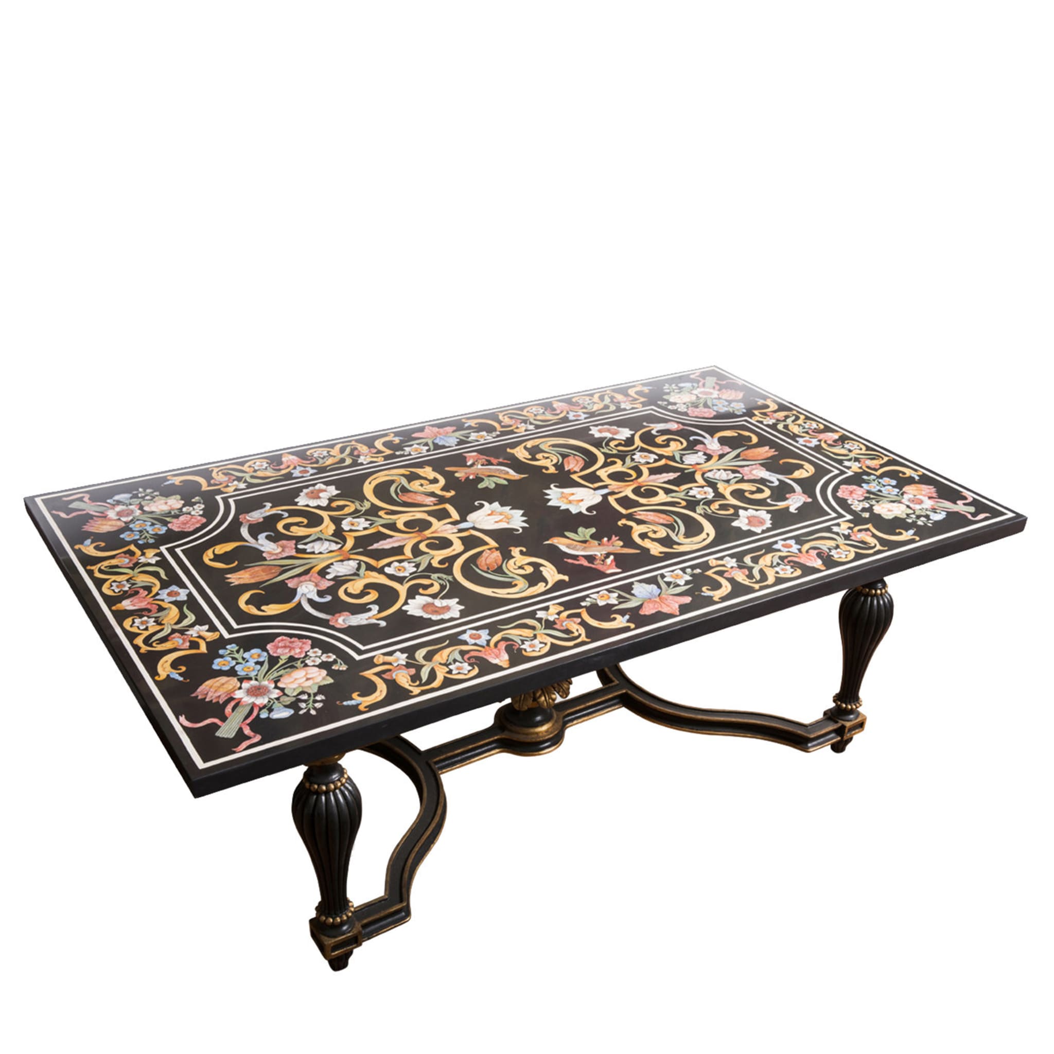 Settecento Marble Inlay Table - Main view