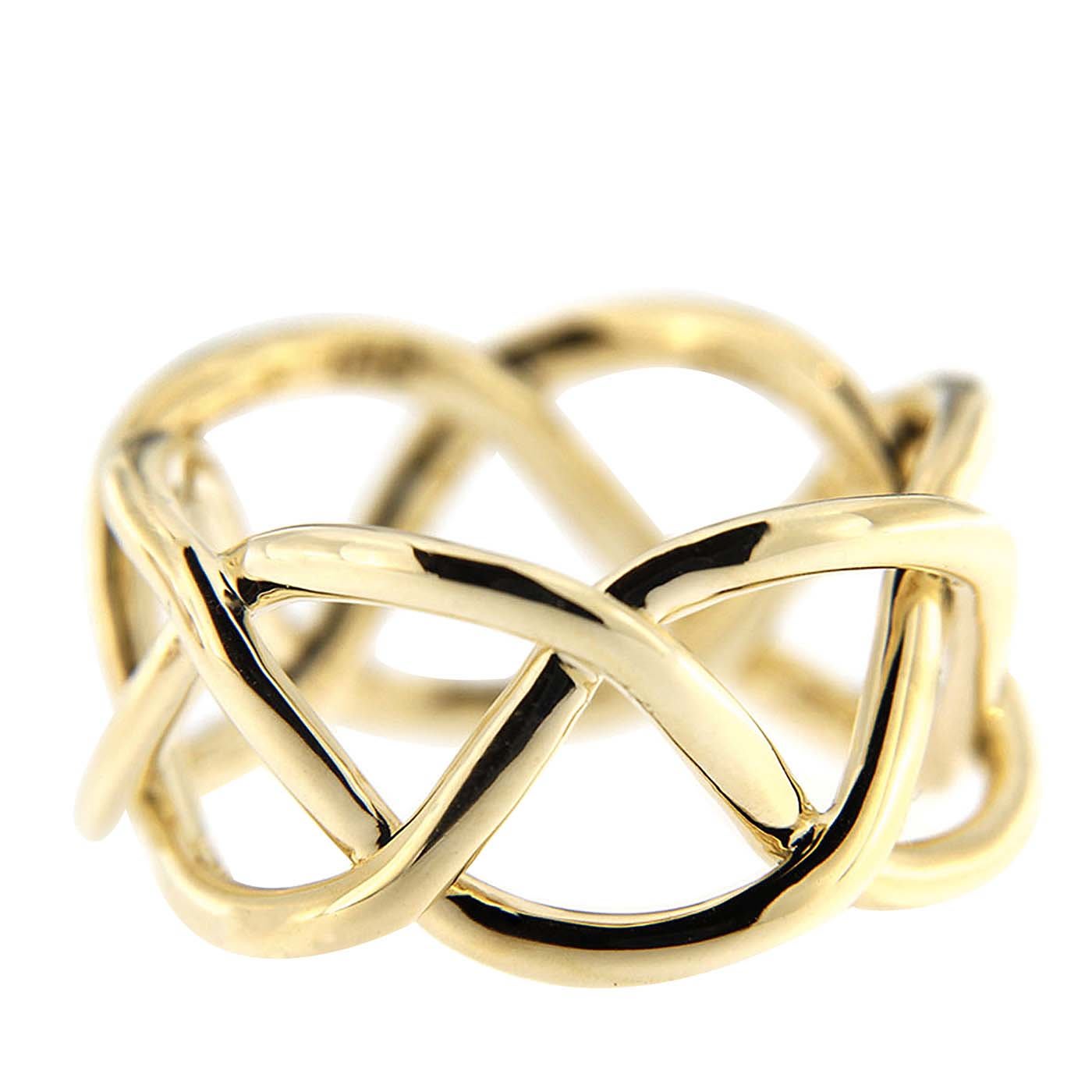 Gold Twisted Eternity Ring - Jona