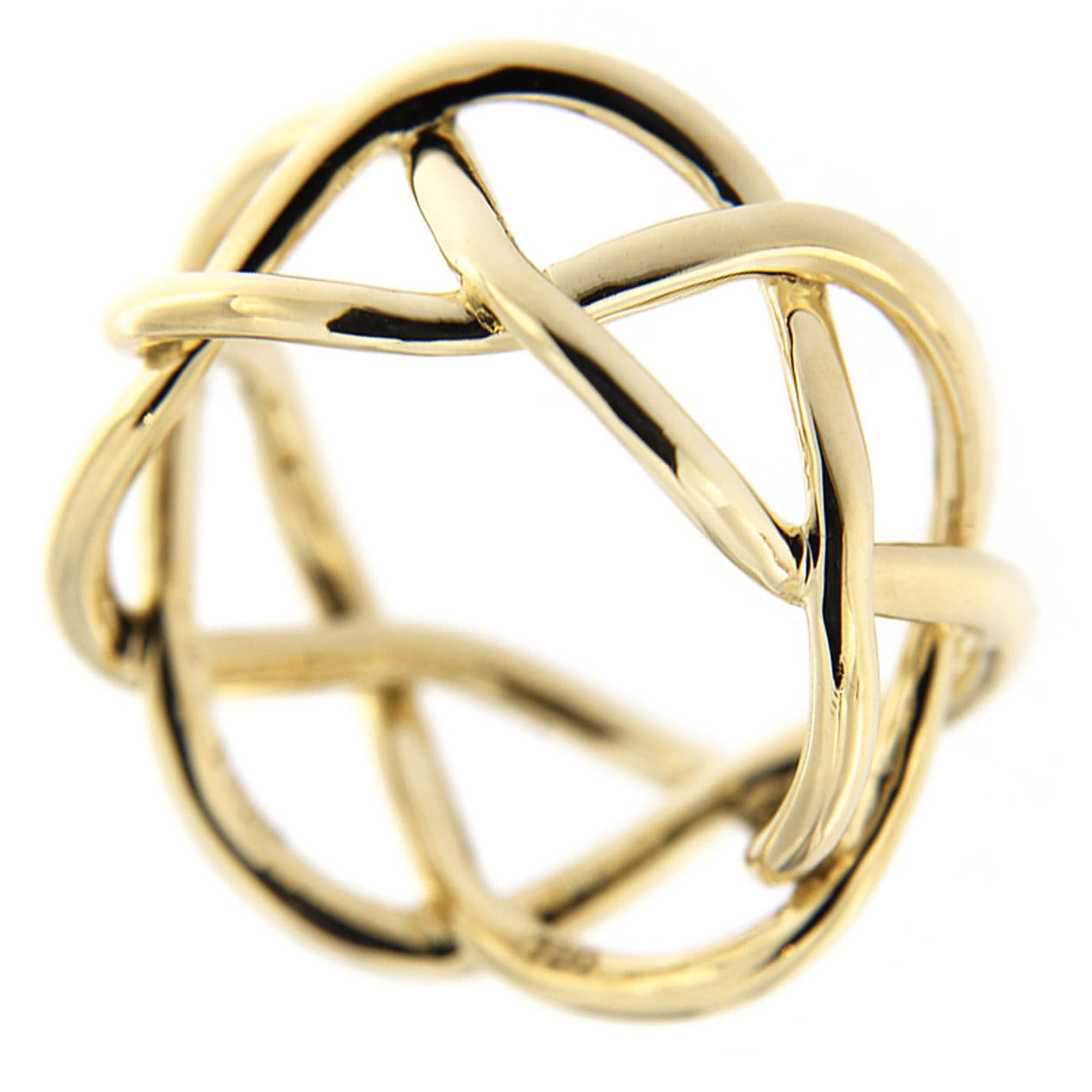 Gold Twisted Eternity Ring - Jona
