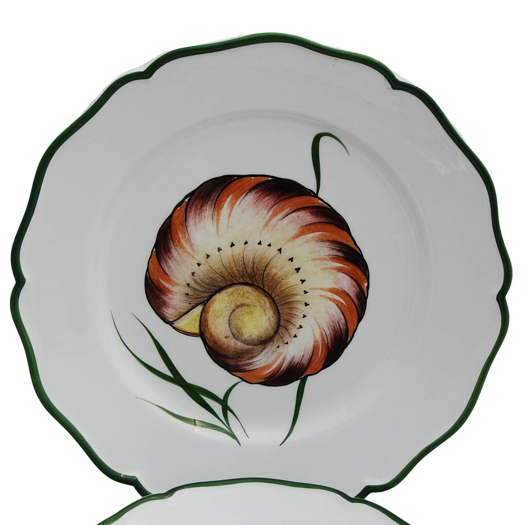 Shell Ceramic Plate Set for Four - Alternative view 1