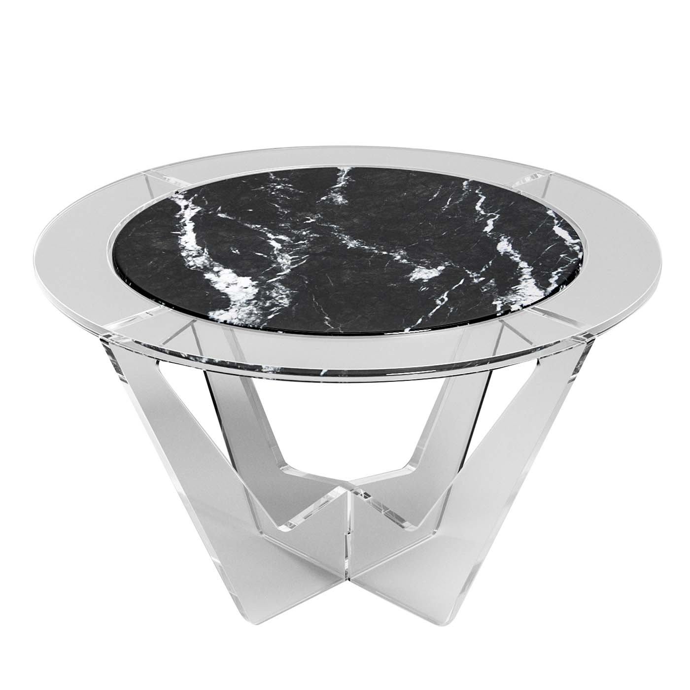 Hac Round Coffee Table with Carnico Marble Top - Madea Milano
