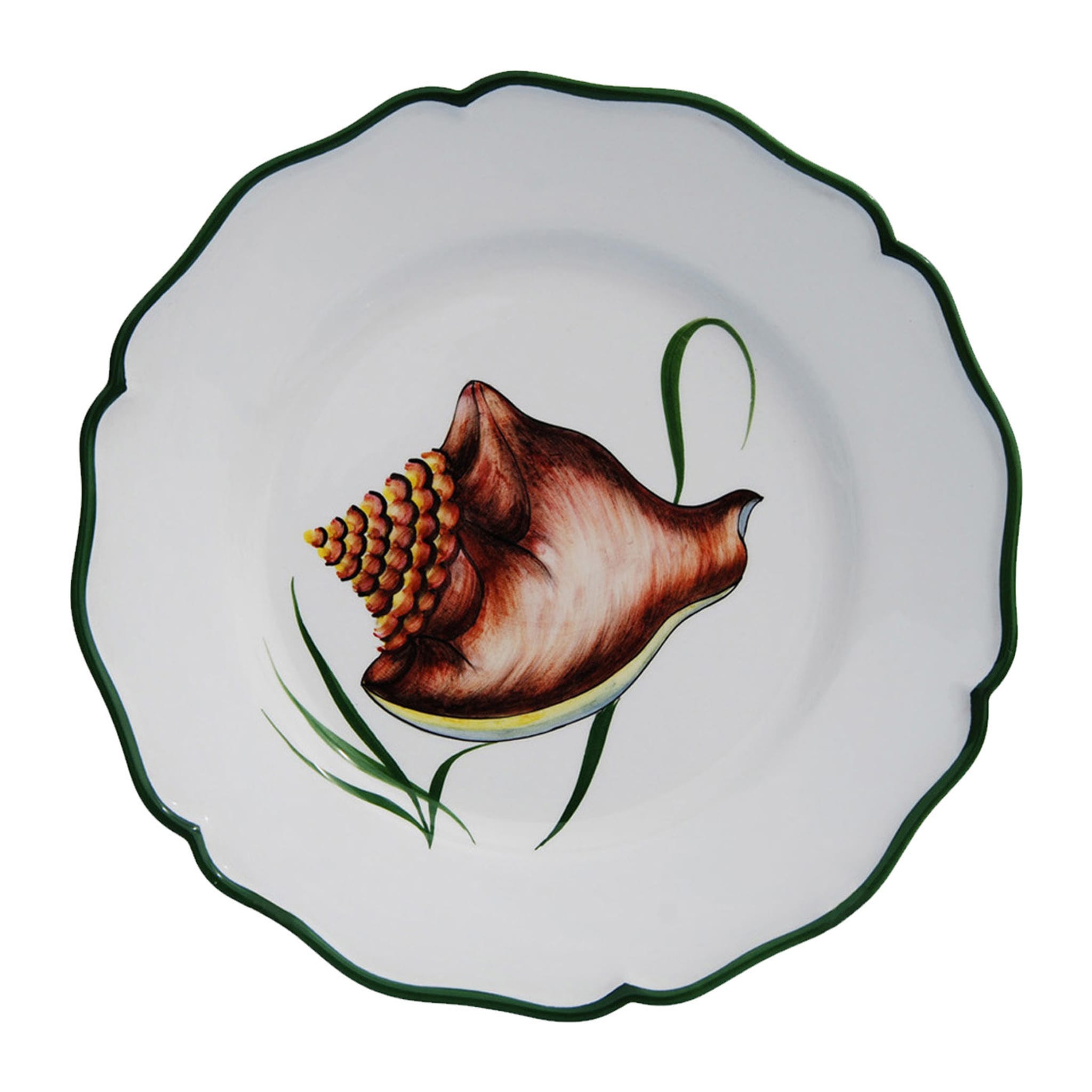 Set of 4 Game of Shells Ceramic Dinner Plates - Alternative view 3