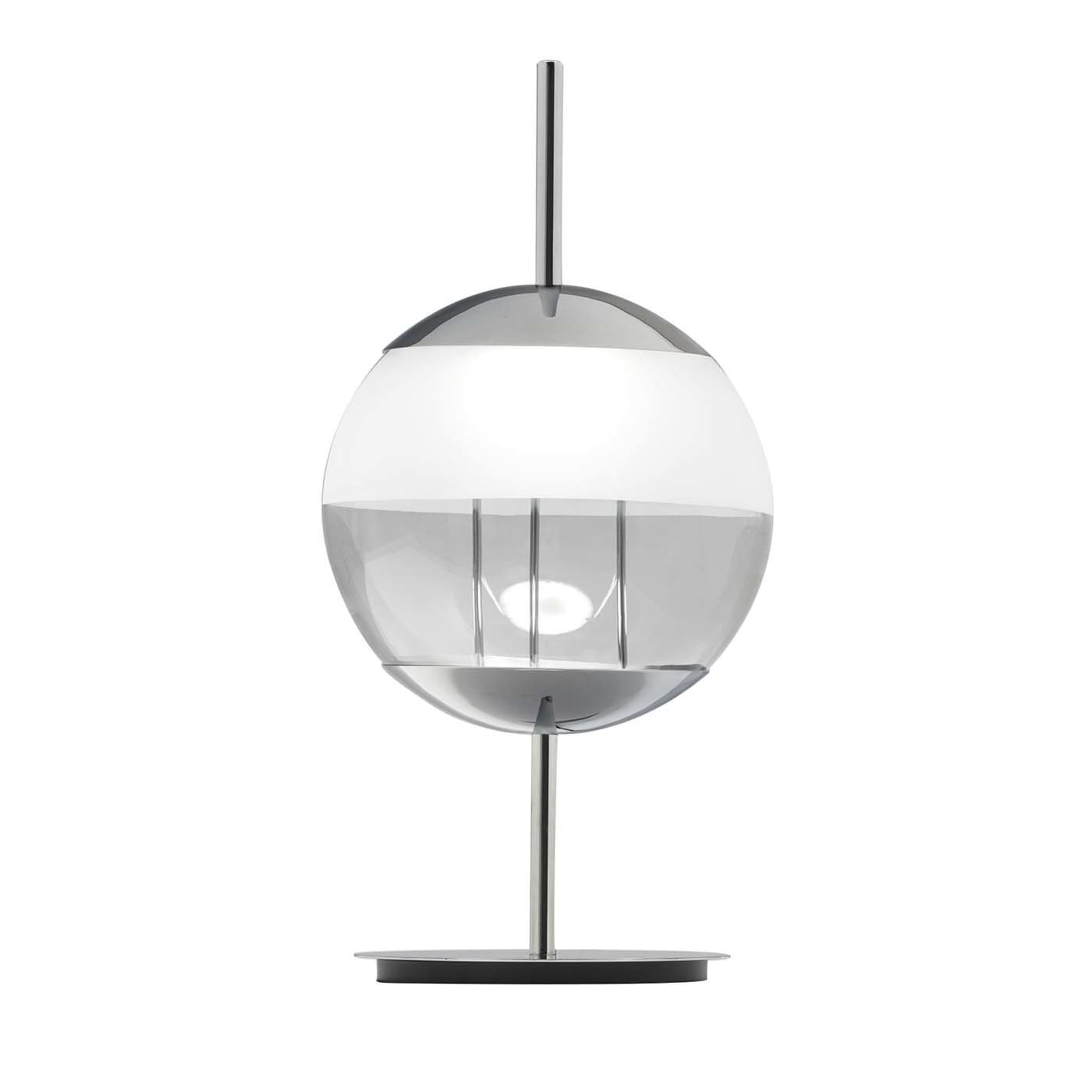 Christie Chrome and Transparent Table Lamp - Main view