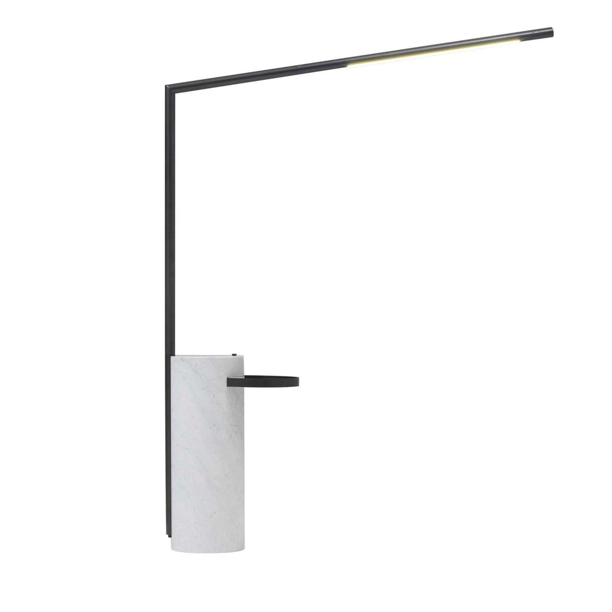 Klea Burnished and Marble Floor Lamp - Main view