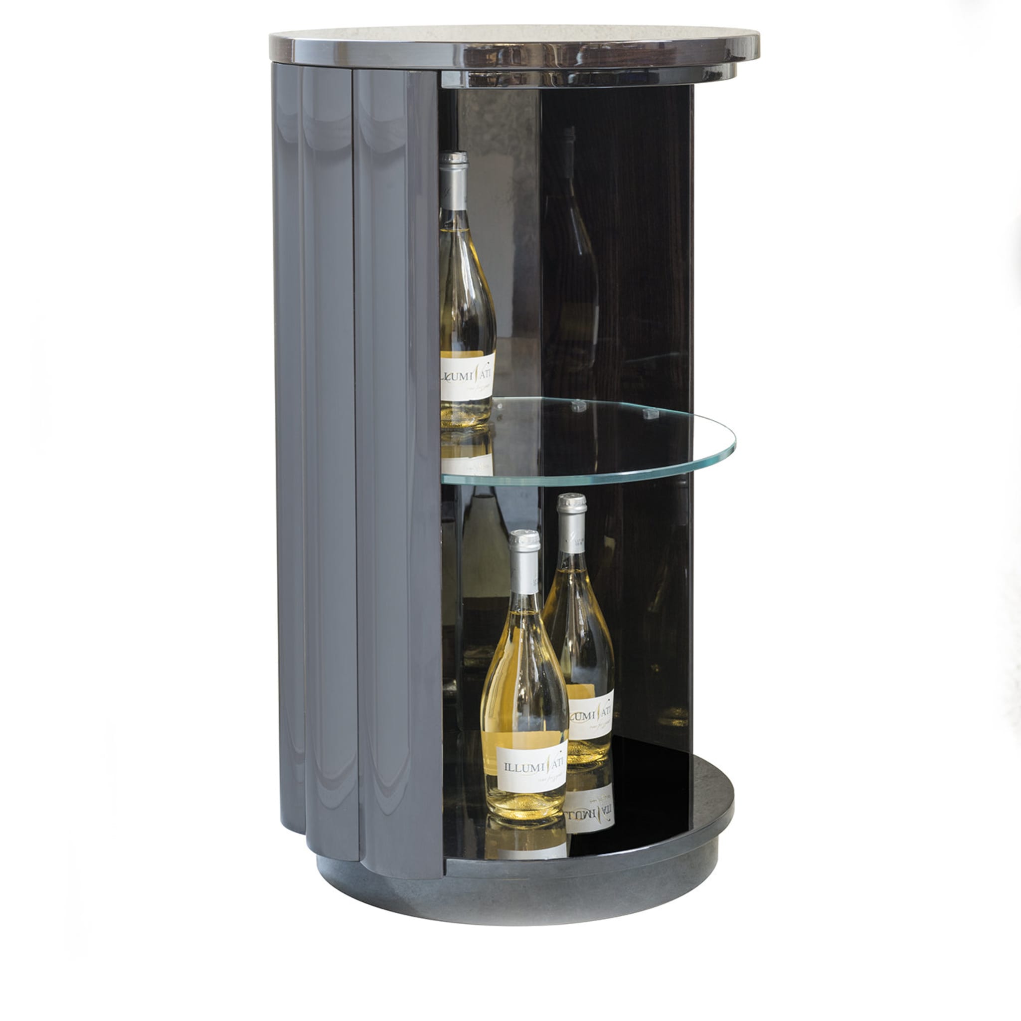 Duilio Drink Cabinet with Casters - Alternative view 1
