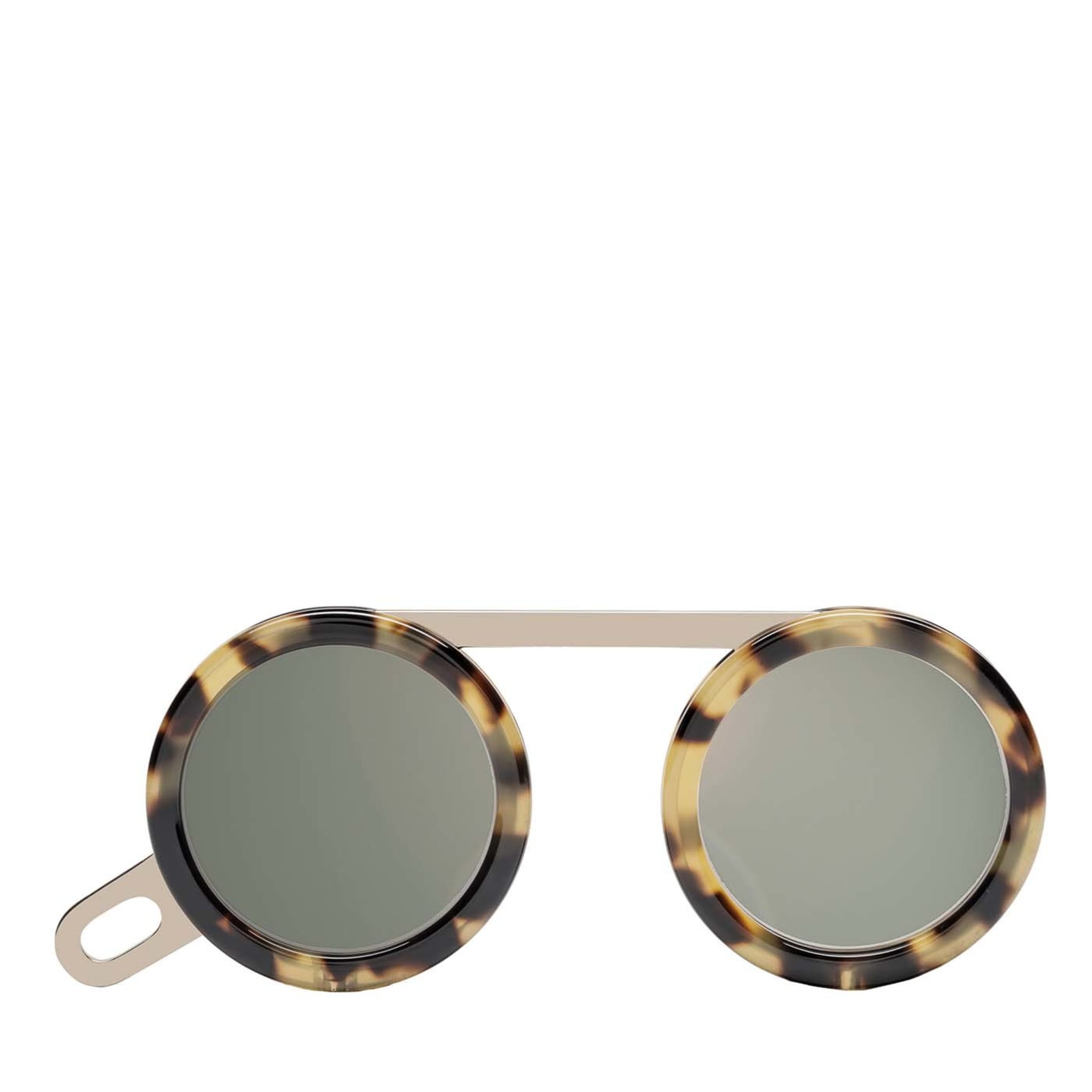 Avana Tortoise and Polished Pink Gold Reading Sunglasses - Main view