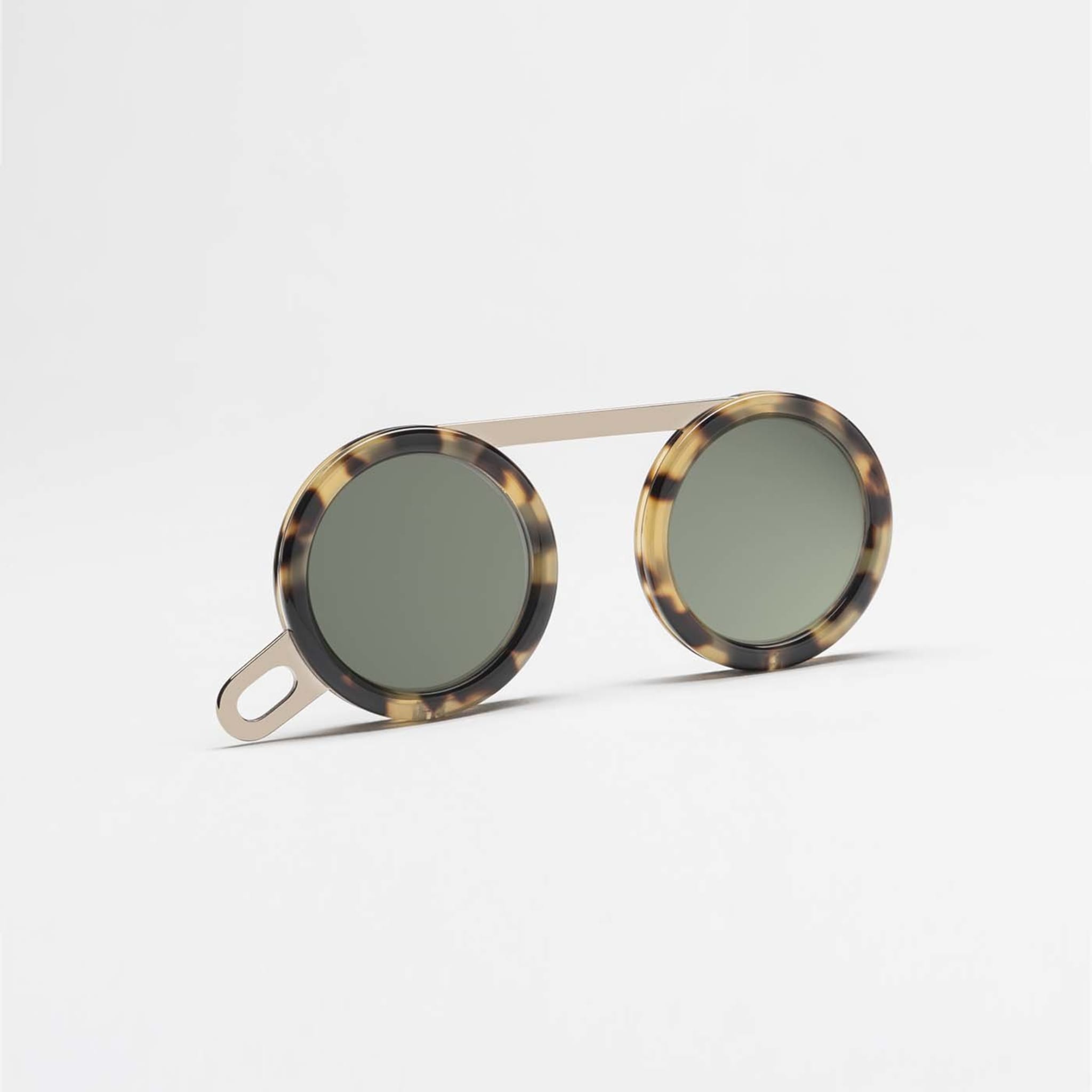 Avana Tortoise and Polished Pink Gold Reading Sunglasses - Alternative view 1