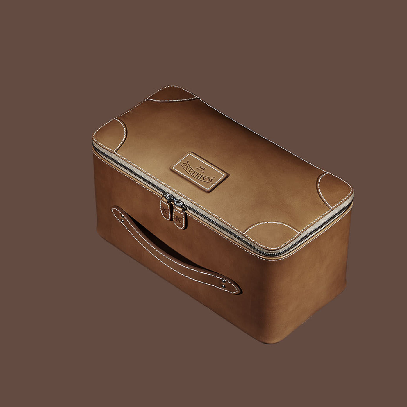 Small Shoe Bag in Brown - Kapitano