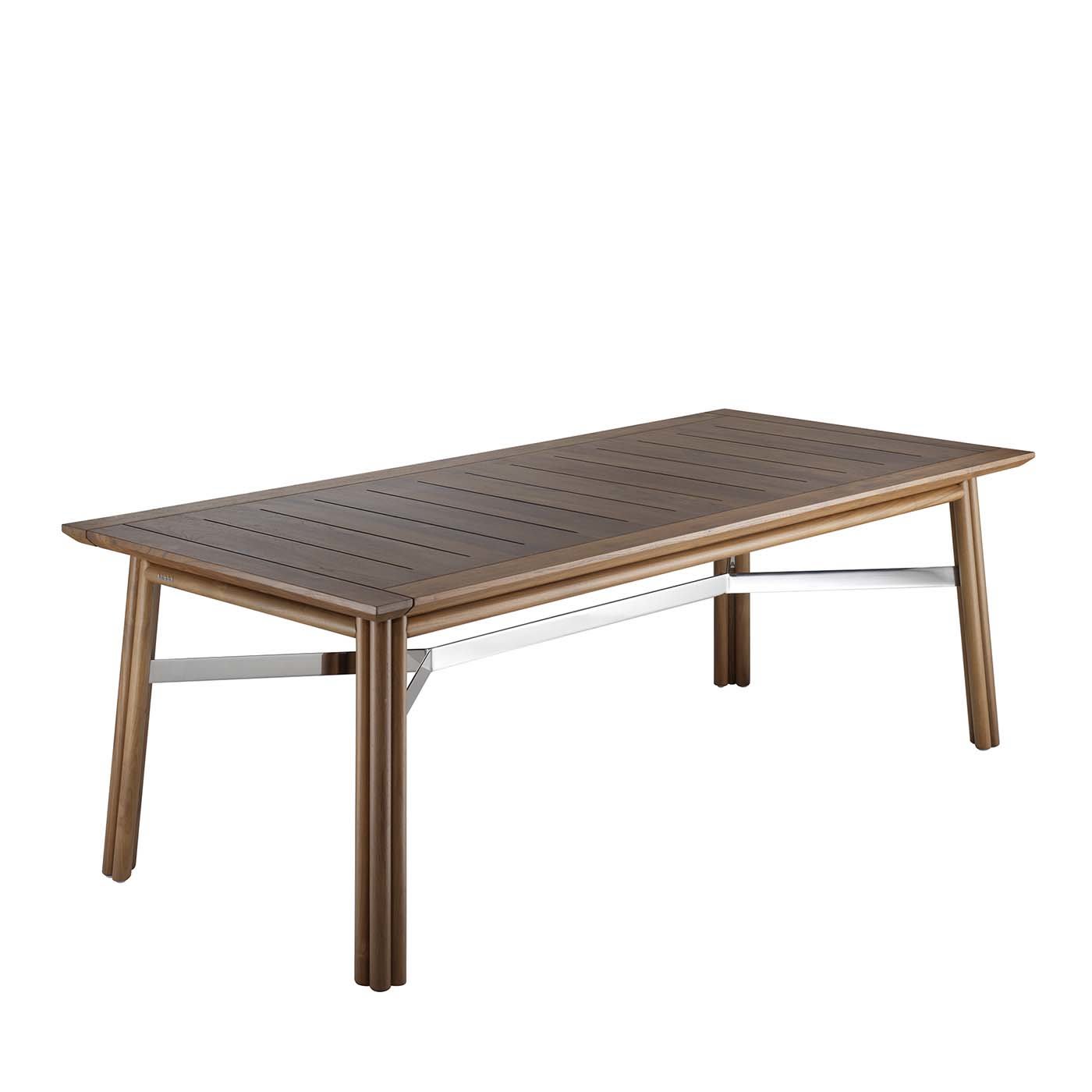 Maxim Natural Rectangular Table - Braid Outdoor