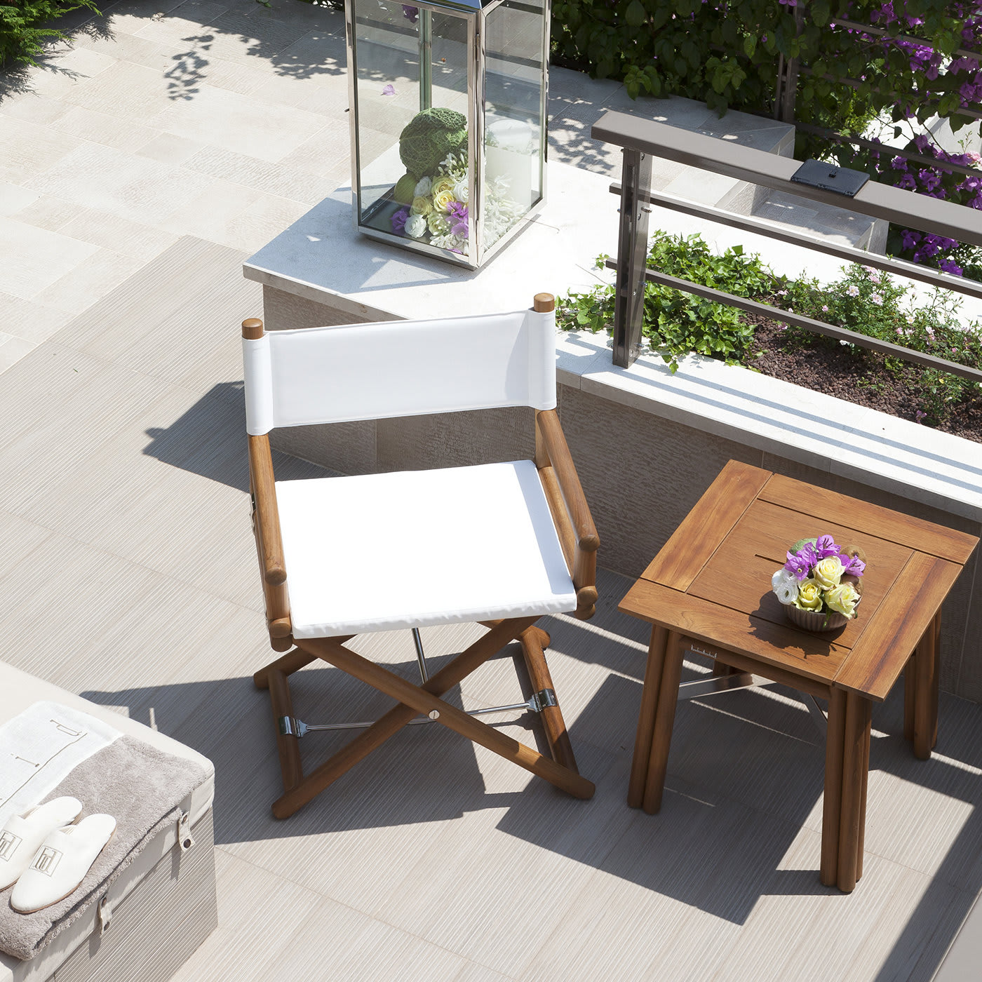 Maxim Natural Side Table - Braid Outdoor