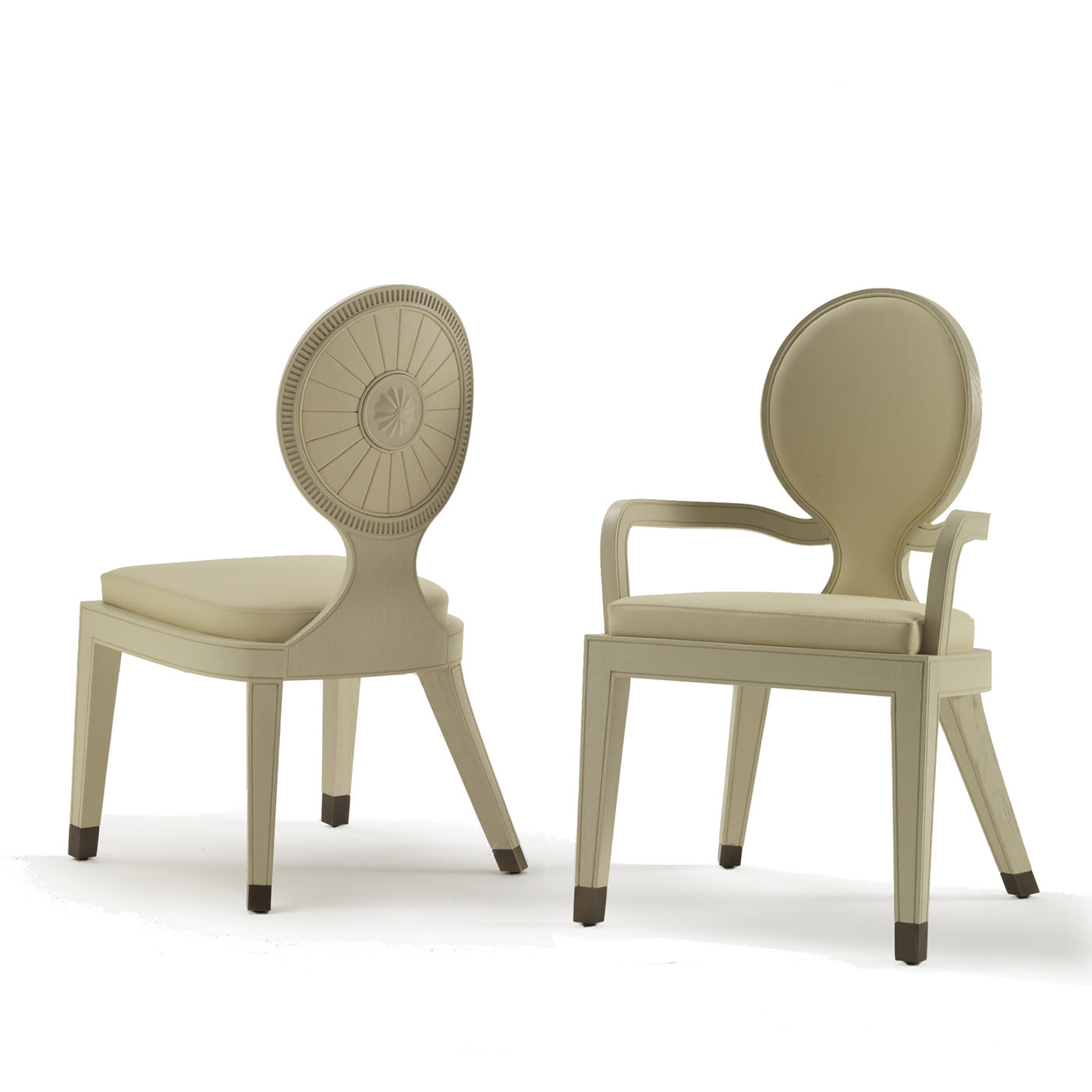 Moon & Sun Chair with Armrests by Archer Humphryes Architects - Fratelli Boffi