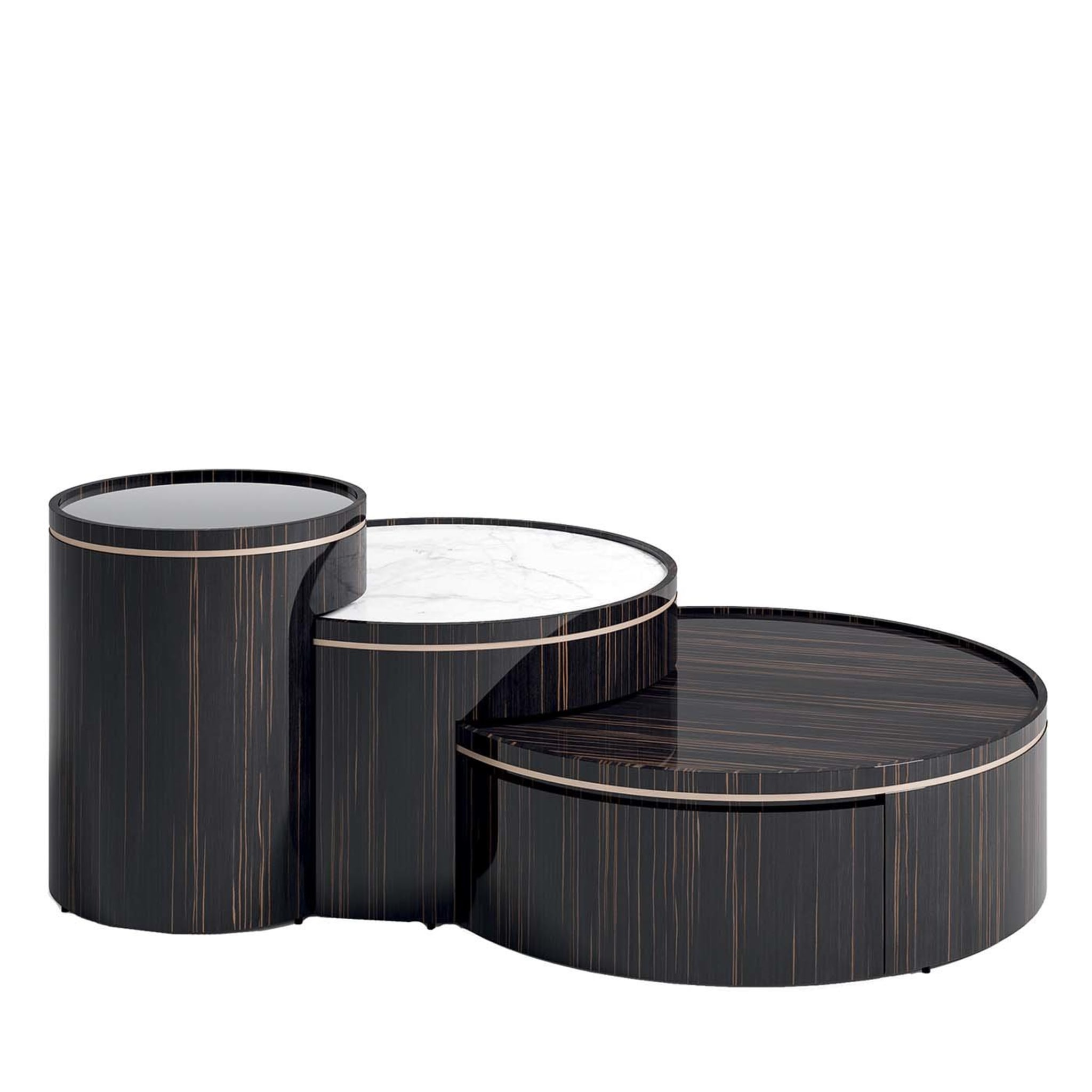 3 in 1 Coffee Table in Ebony - Main view