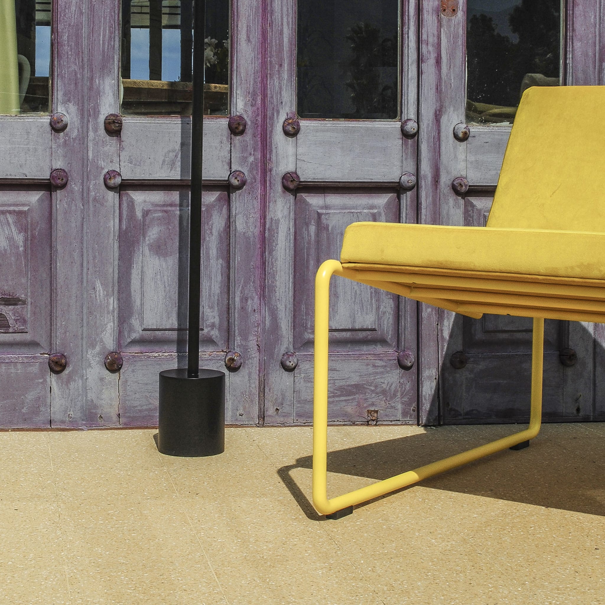 Bliss Yellow Armchair Chair - Alternative view 2