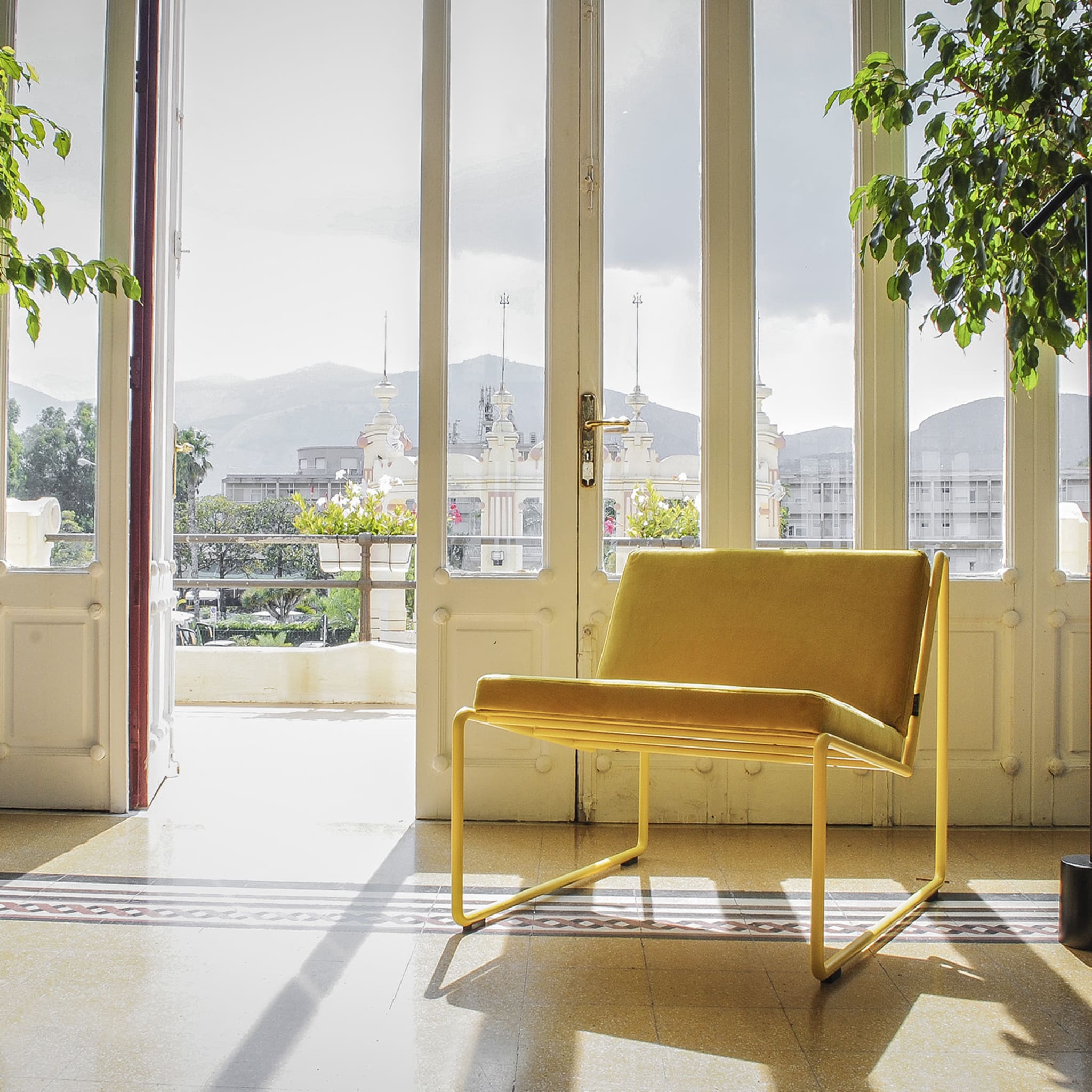 Bliss Yellow Armchair Chair - Alternative view 3