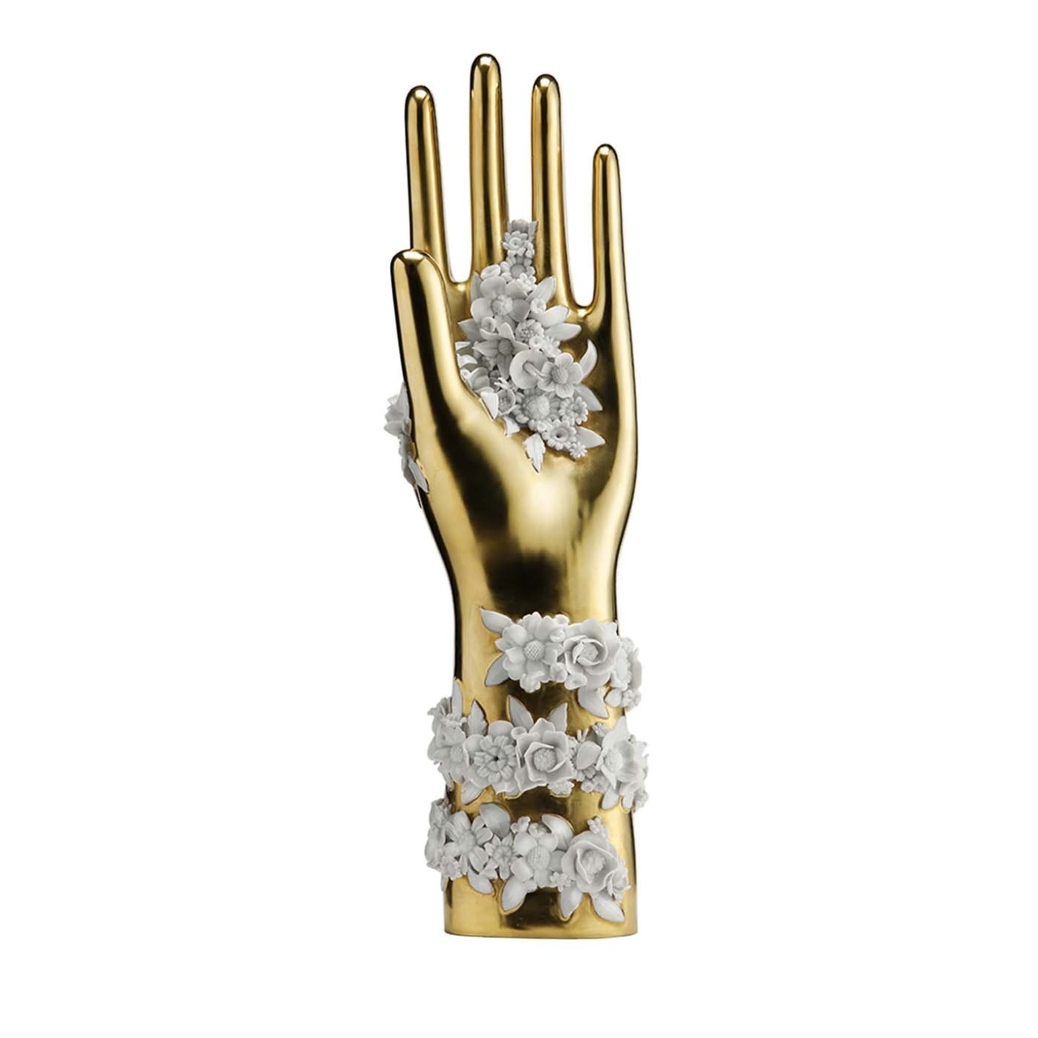 Mano Fiorata Decorative Gold Hand - Limited Edition by Gio Ponti - Main view