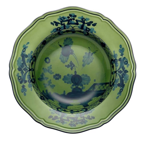 Oriente Italiano Malachite Set of 6 Soup Plates