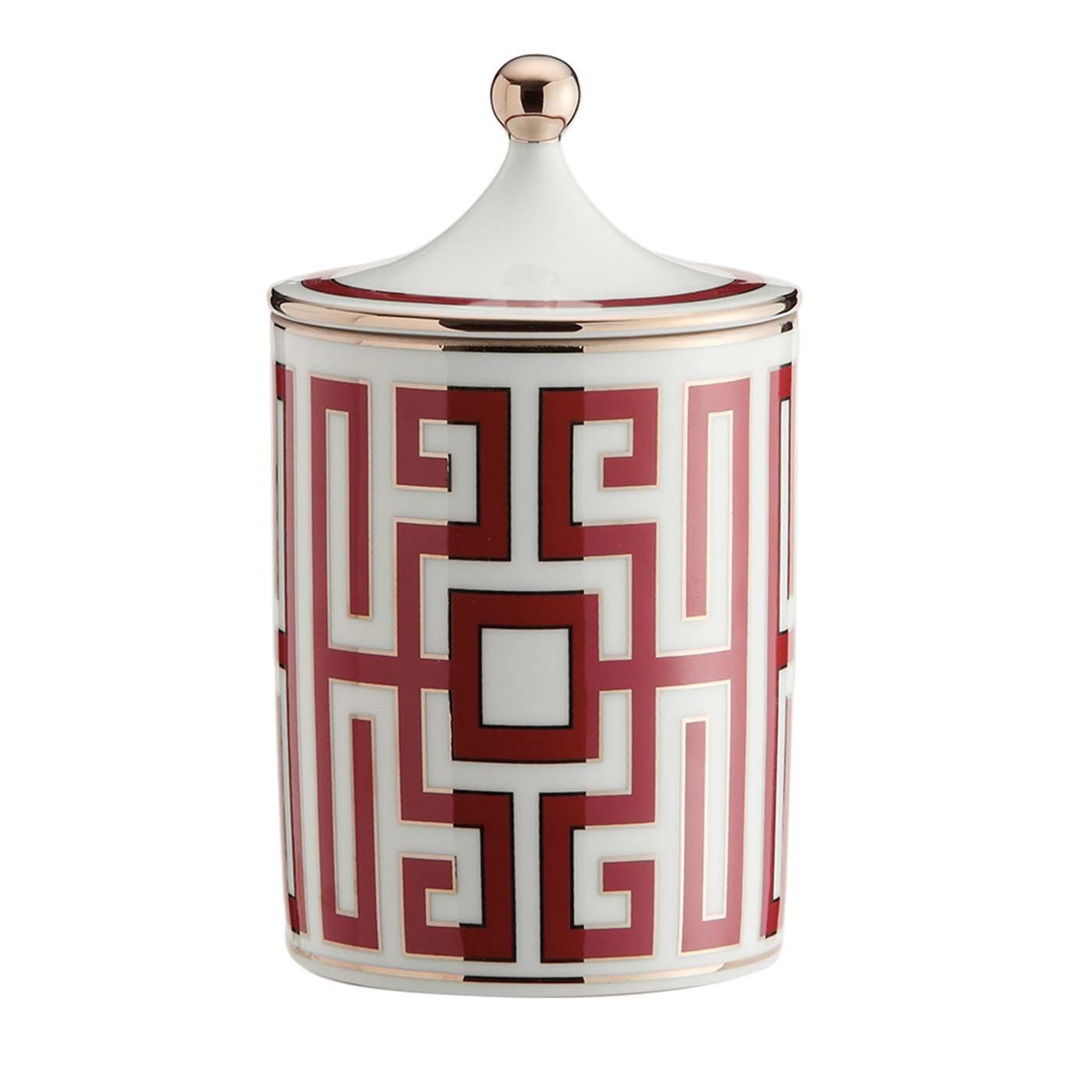 Labirinto Scarlatto Candle with Lid by Gio Ponti - Main view