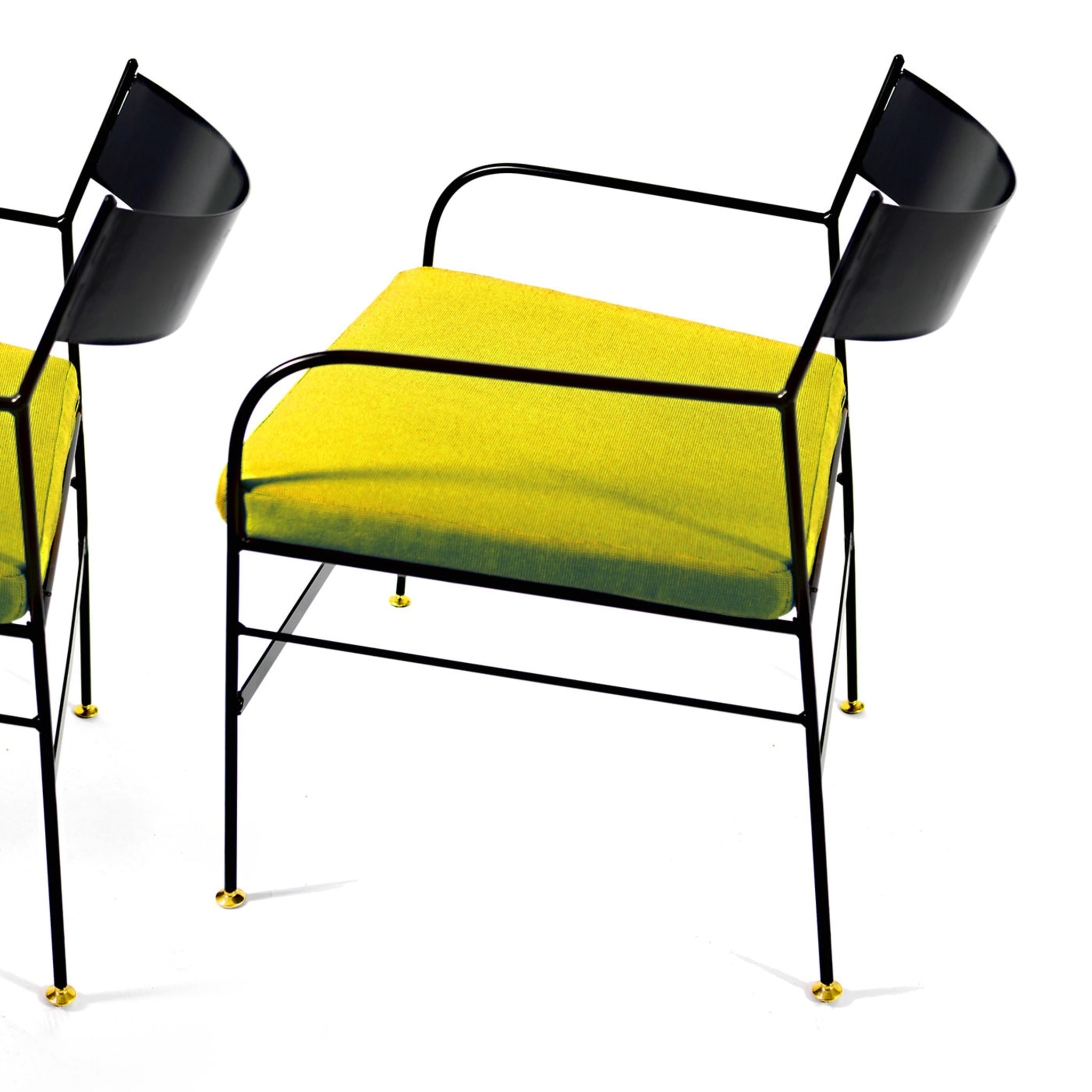 Set of 2 Curzio Green Chair - Alternative view 1
