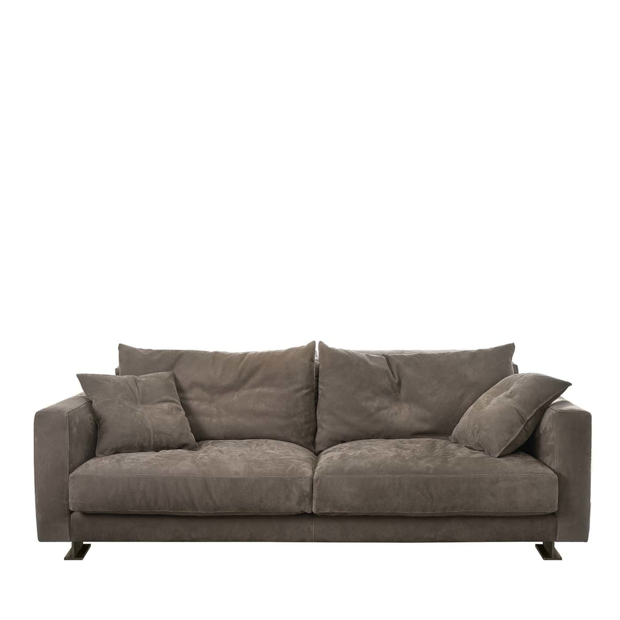 Flap Mink Leather Sofa - Main view