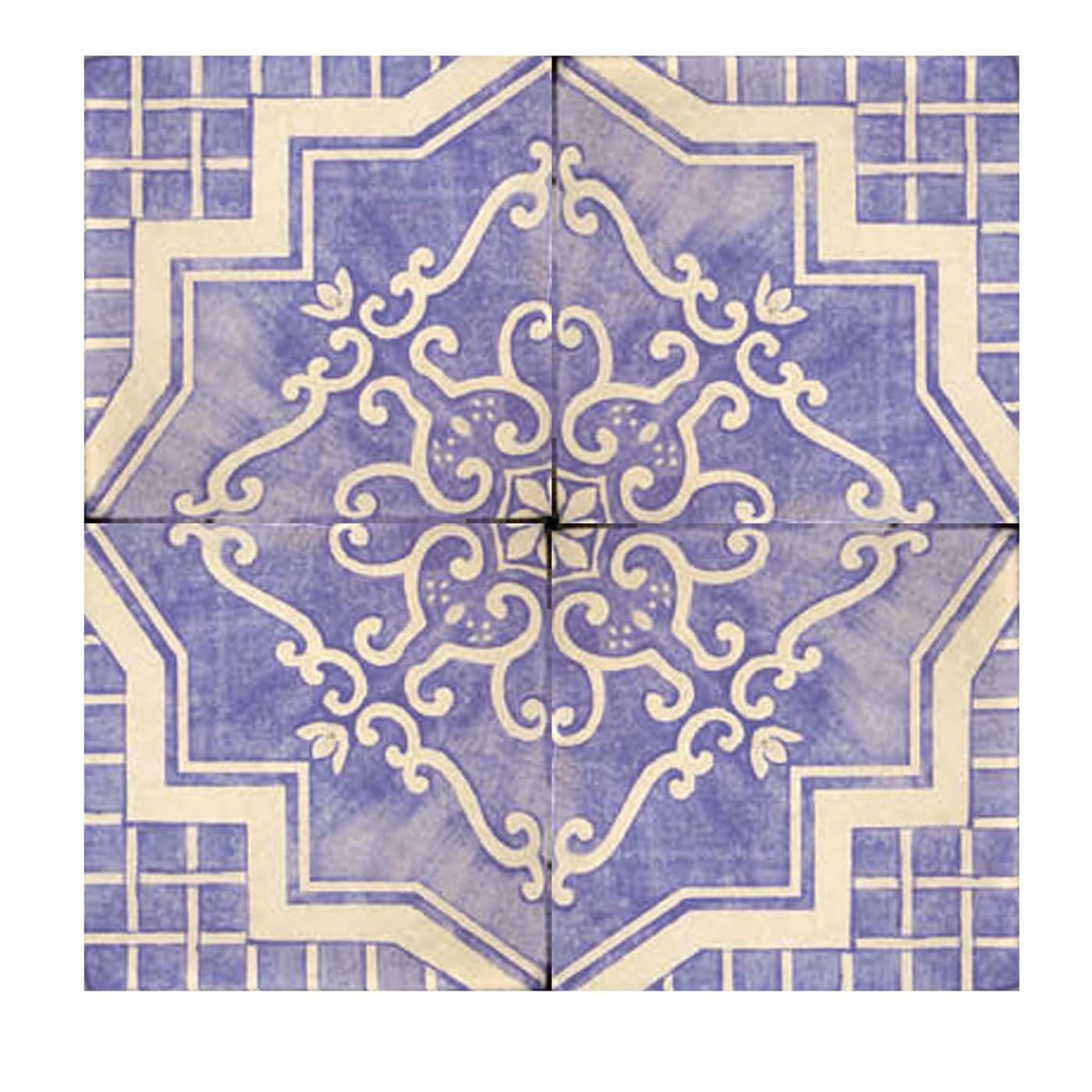 Lilla Saponaria Set of 4 Tiles #3 - Vue principale