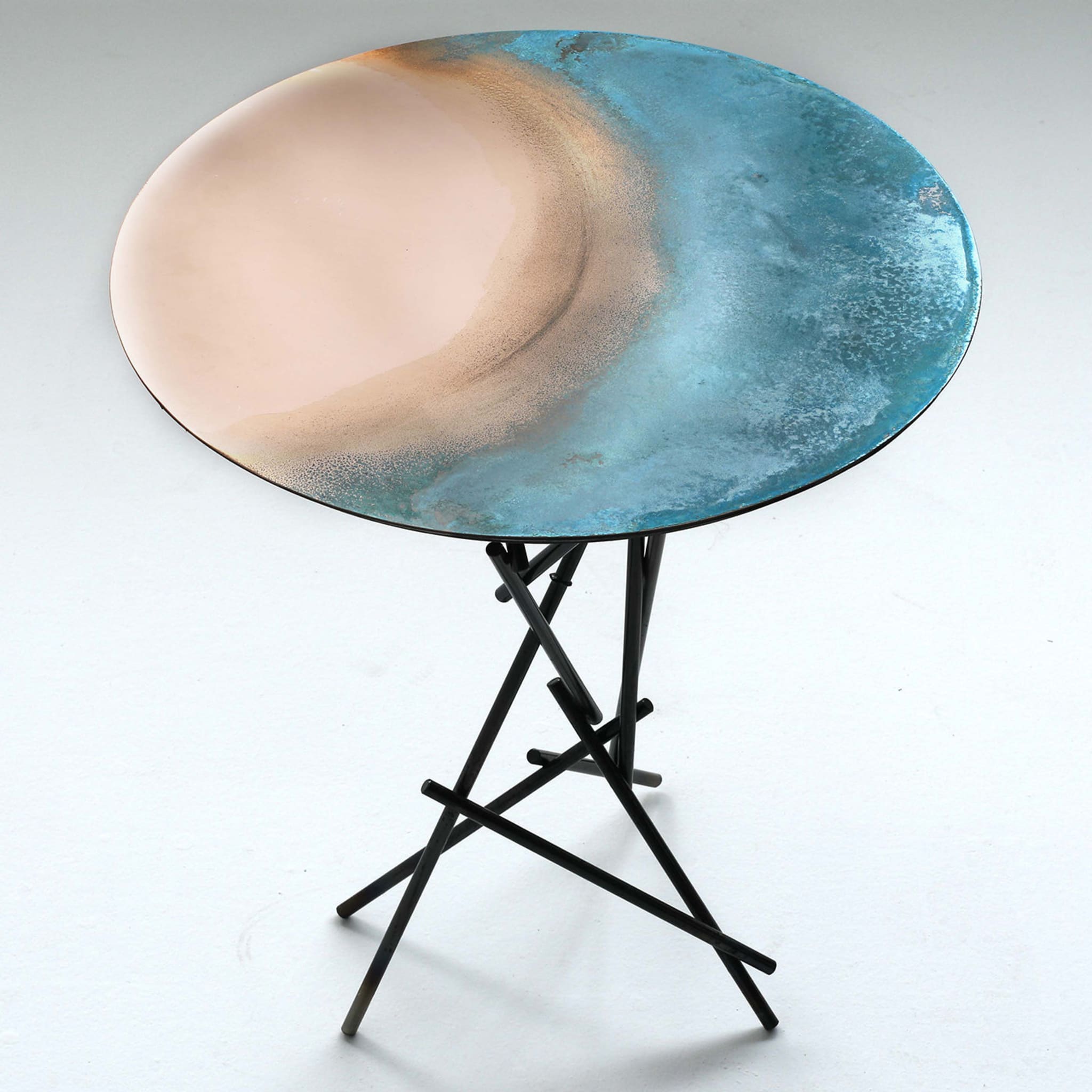 Copper Blue Side Table - Alternative view 1