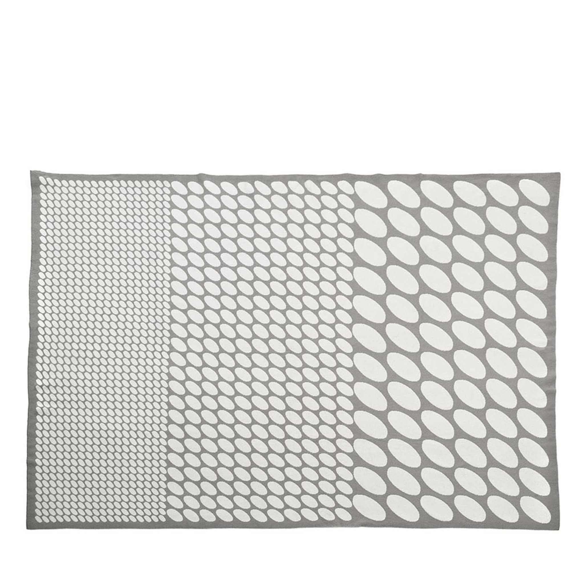 Dots Double Grey Blanket - Main view