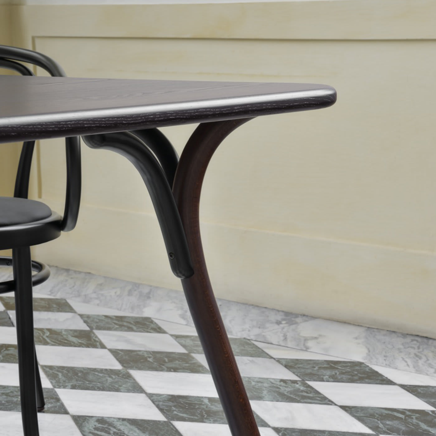 Arch Dining Table by Front - Gebrüder Thonet Vienna GmbH (GTV) – Wiener GTV Design