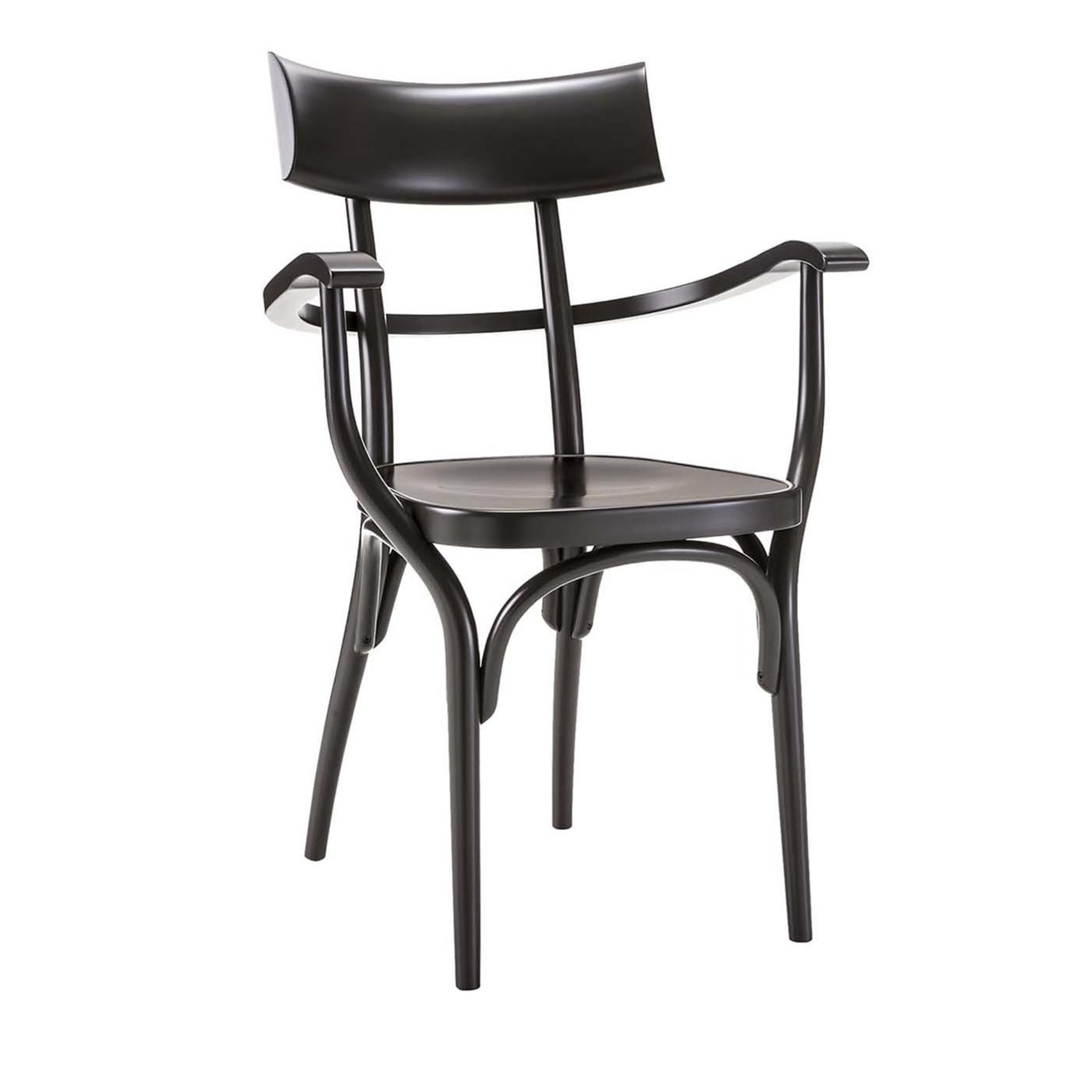 Chaise noire Czech de Hermann Czech - Vue principale