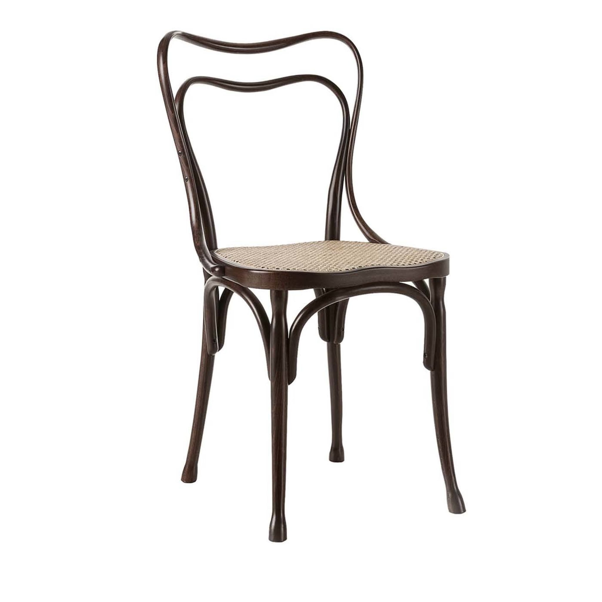 Loos Café Museum Brauner Stuhl von Adolf Loos - Hauptansicht