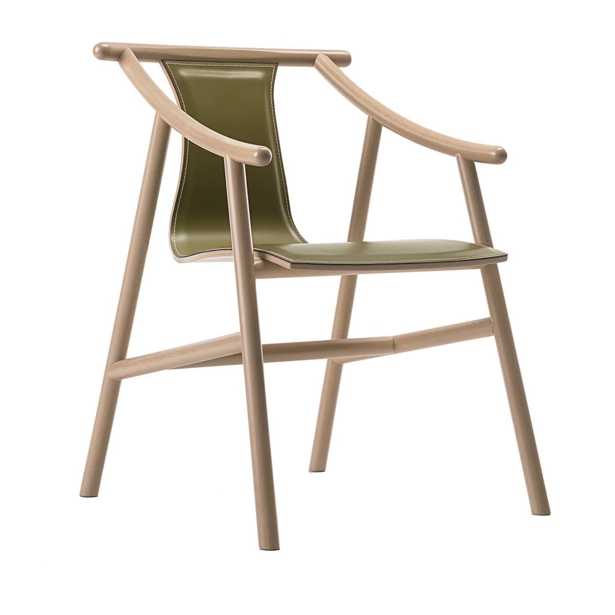 Magistretti 03 01 Green Chair by Vico Magistretti - Vue principale