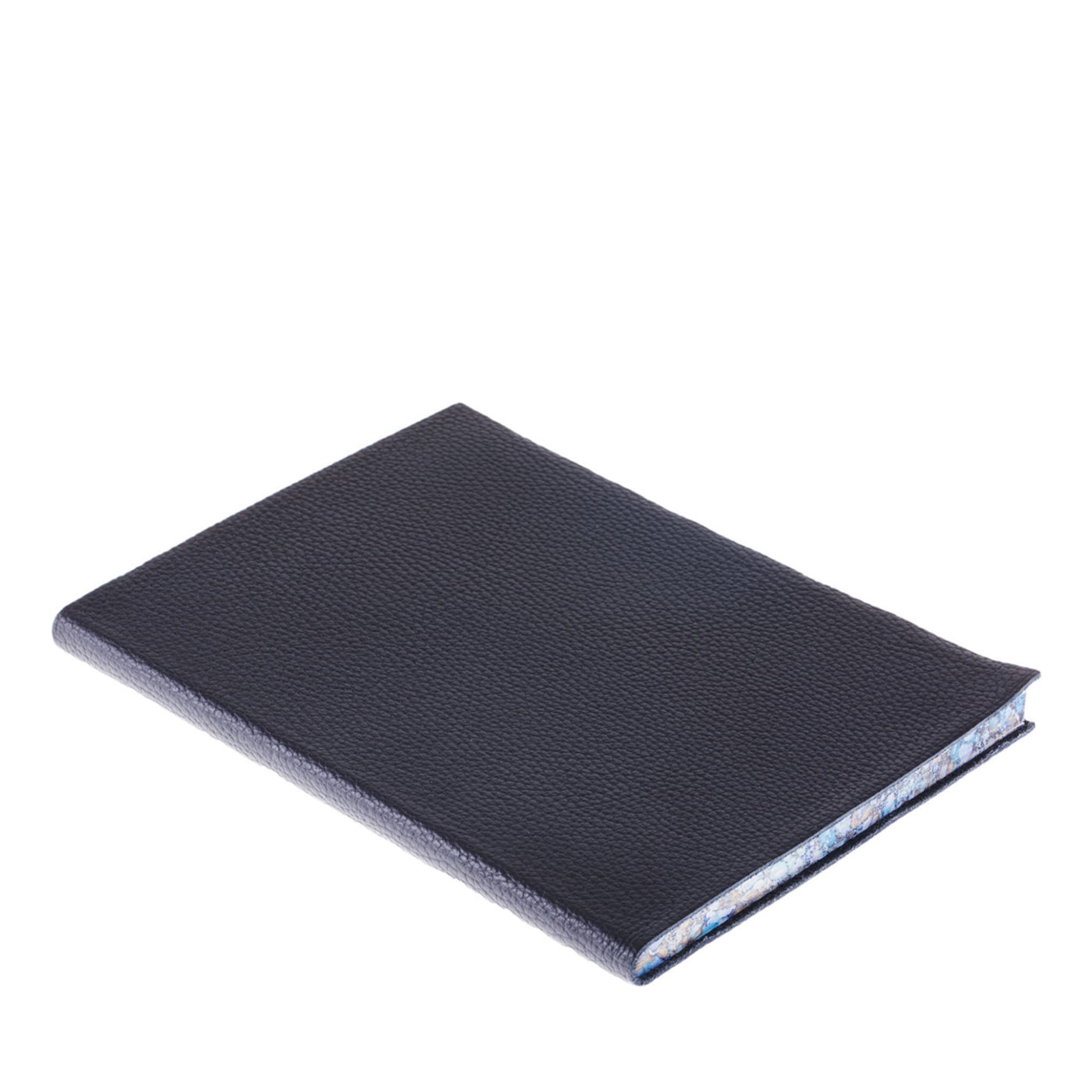 Nero Elegante Leather Notebook - Main view