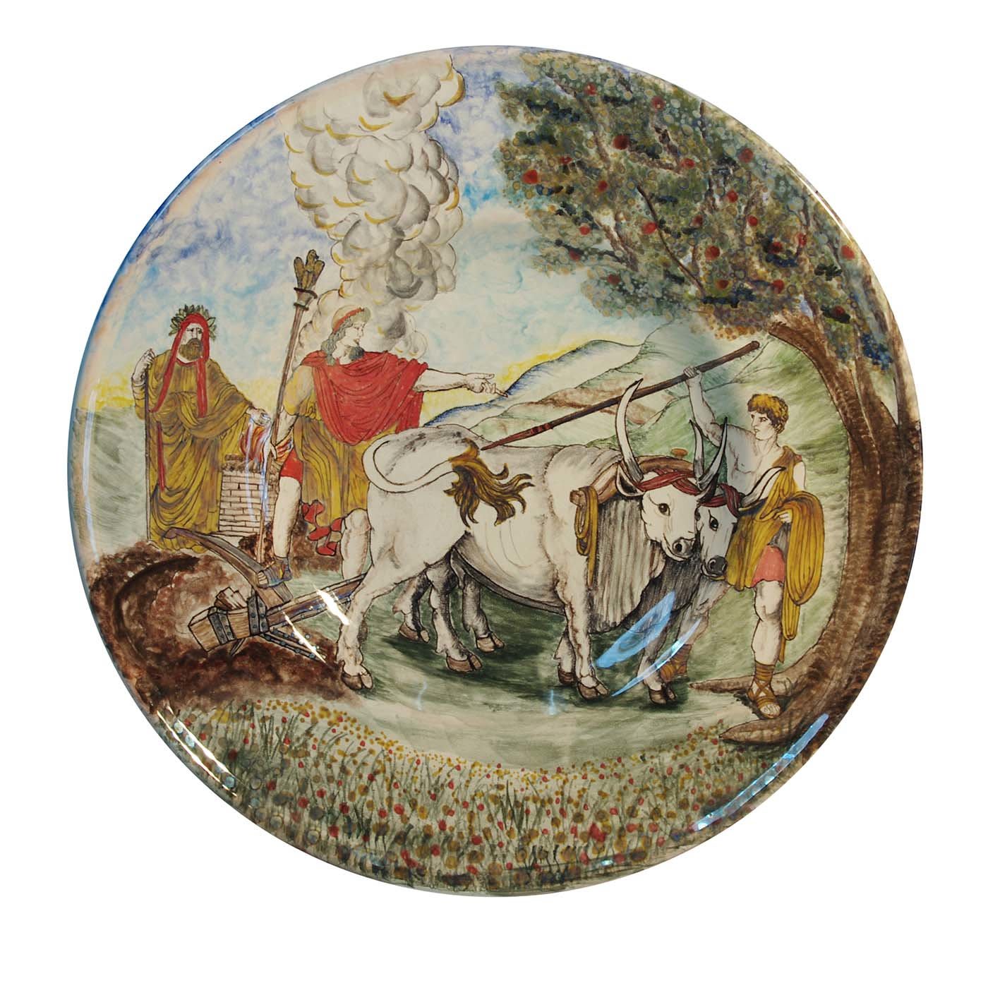 Roma Decorative Plate - Iridescenze