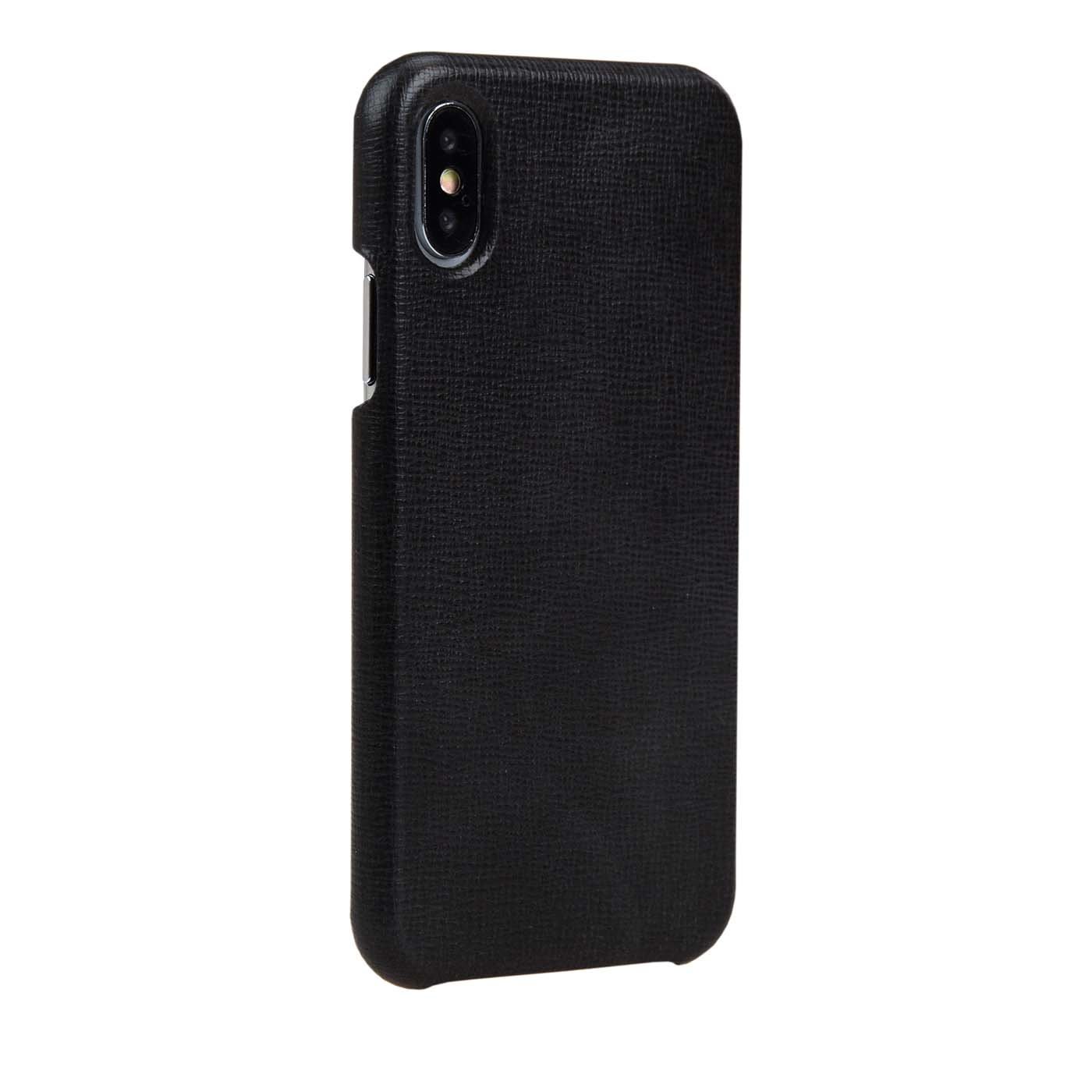 Black Saffiano Leather Shell Cover - Carastyle