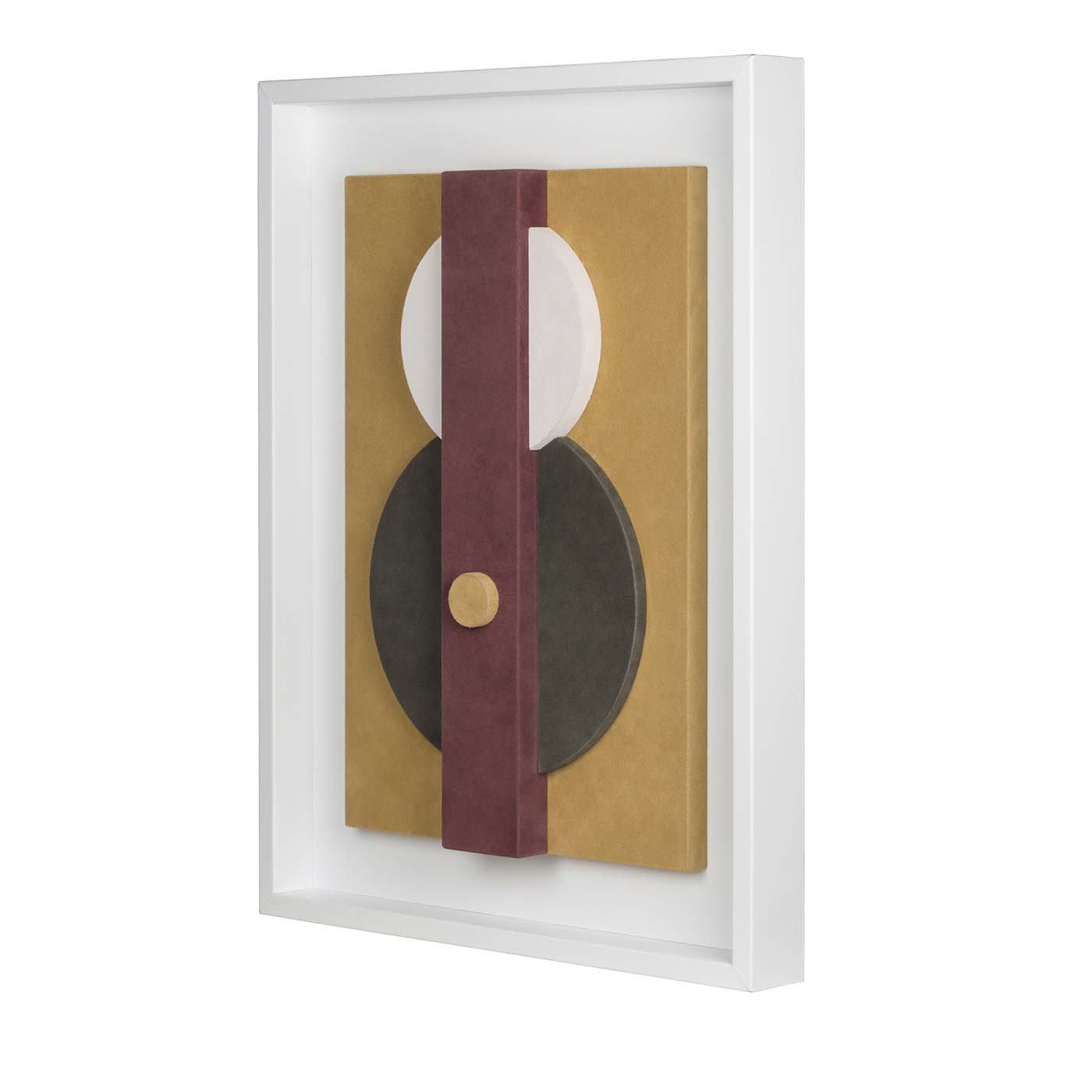 Tabou Decorative Wall Sculpture with White Frame #1 - Giobagnara