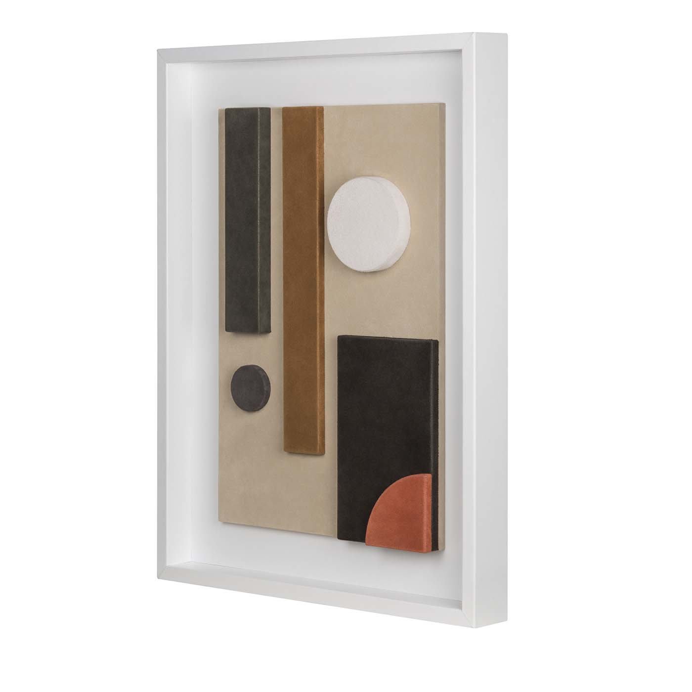 Tabou Decorative Wall Sculpture with White Frame #6 - Giobagnara