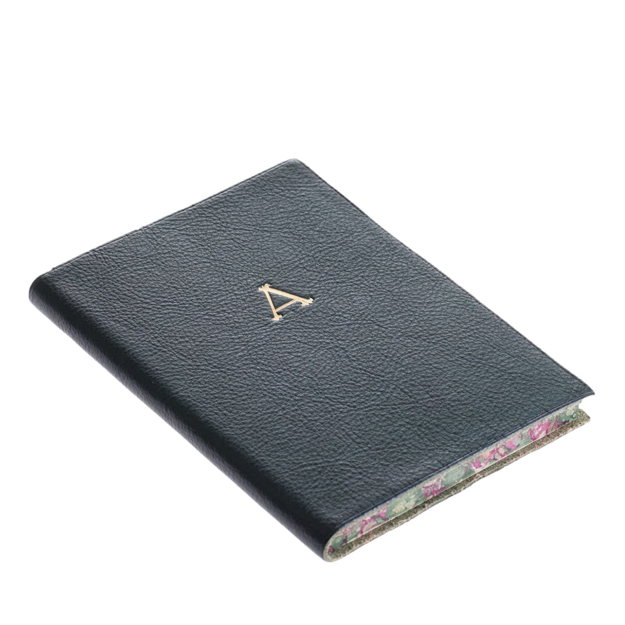 Monogramma Leather Notebook - Main view